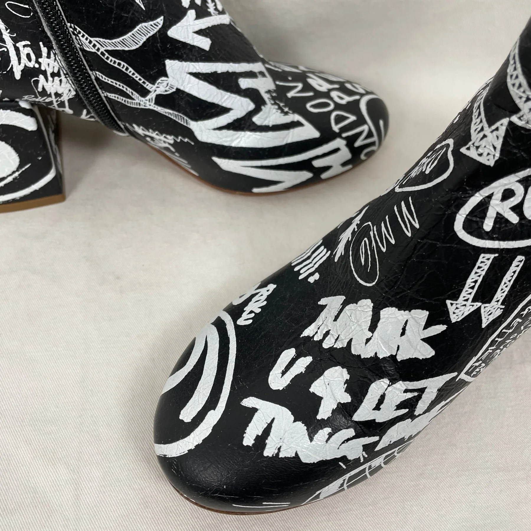 MM6 Graffiti Ankle Boot - Image 7