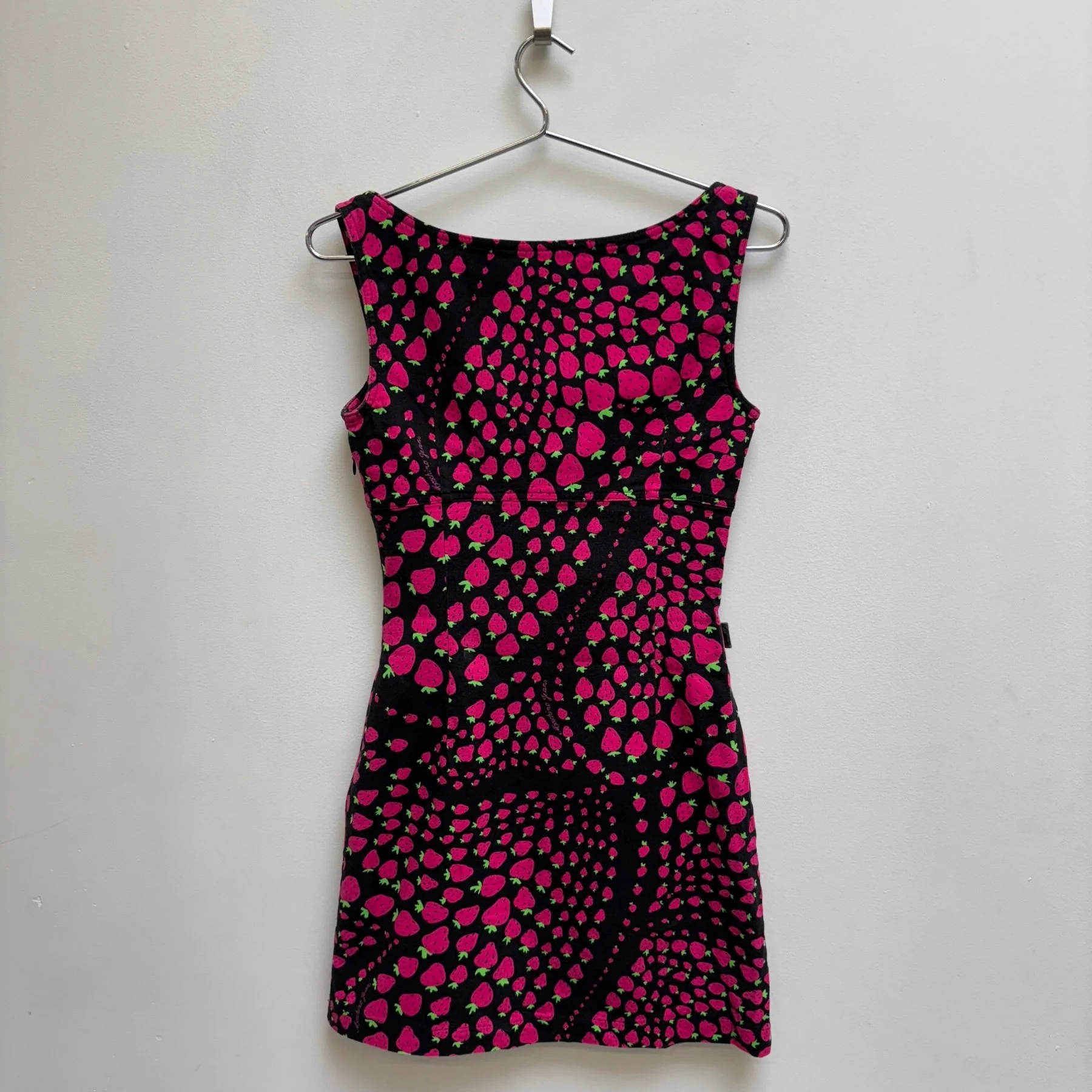 Moschino Strawberry Print Tank Summer Dress - Image 2