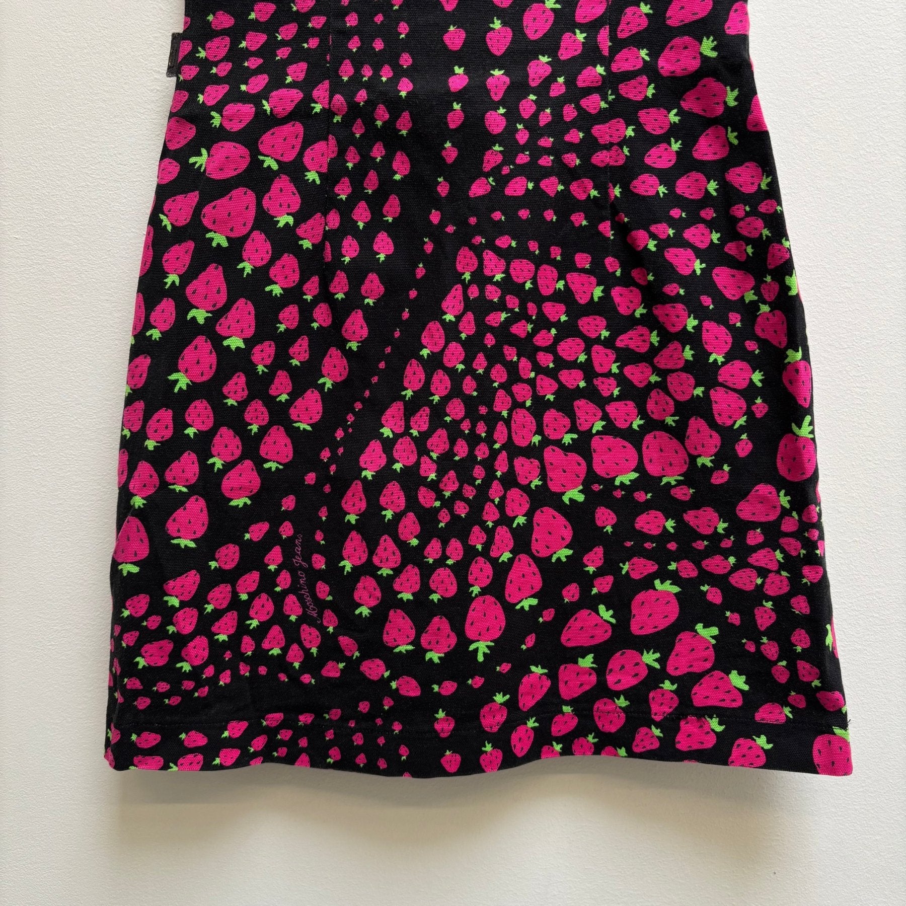 Moschino Strawberry Print Tank Summer Dress - Image 6