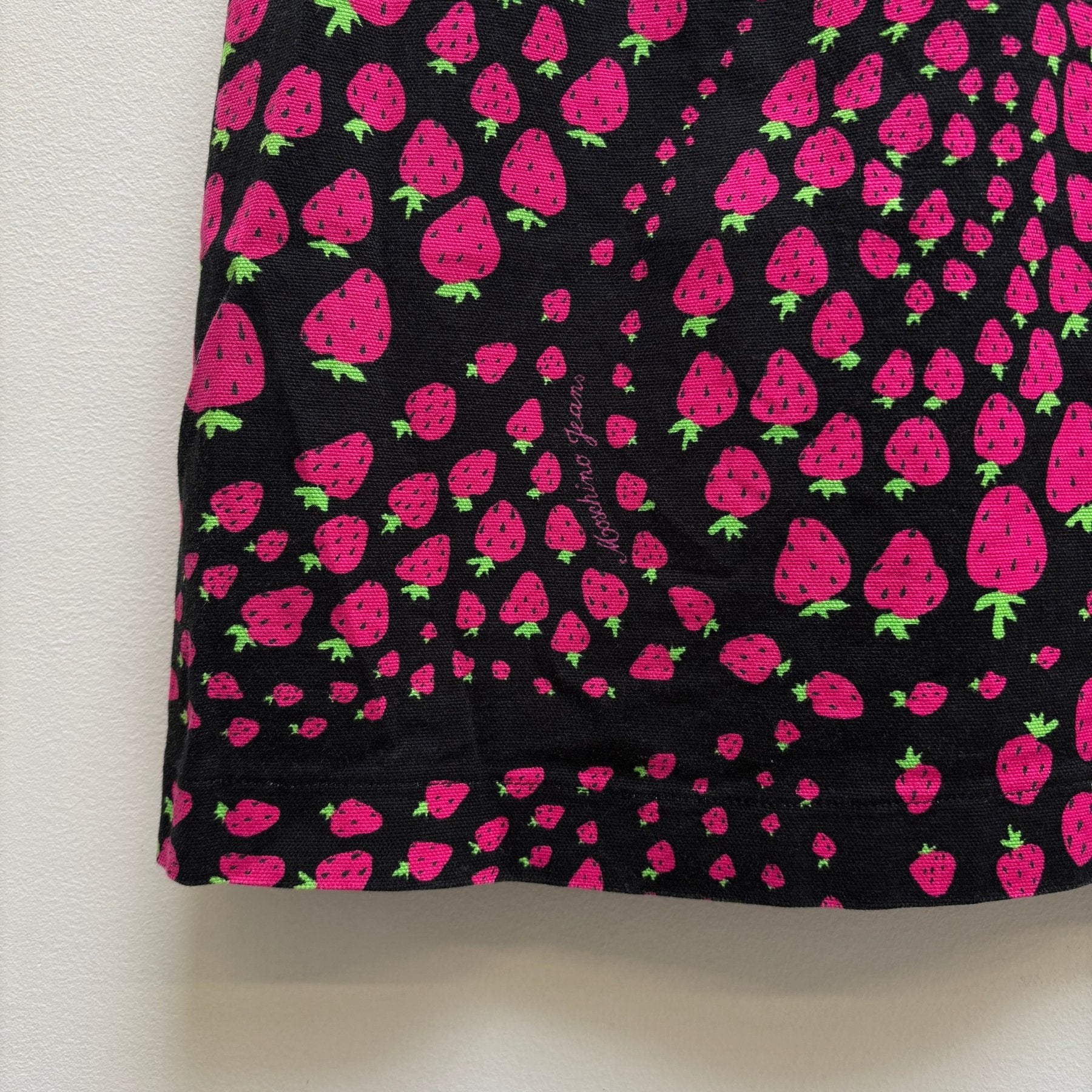 Moschino Strawberry Print Tank Summer Dress - Image 7