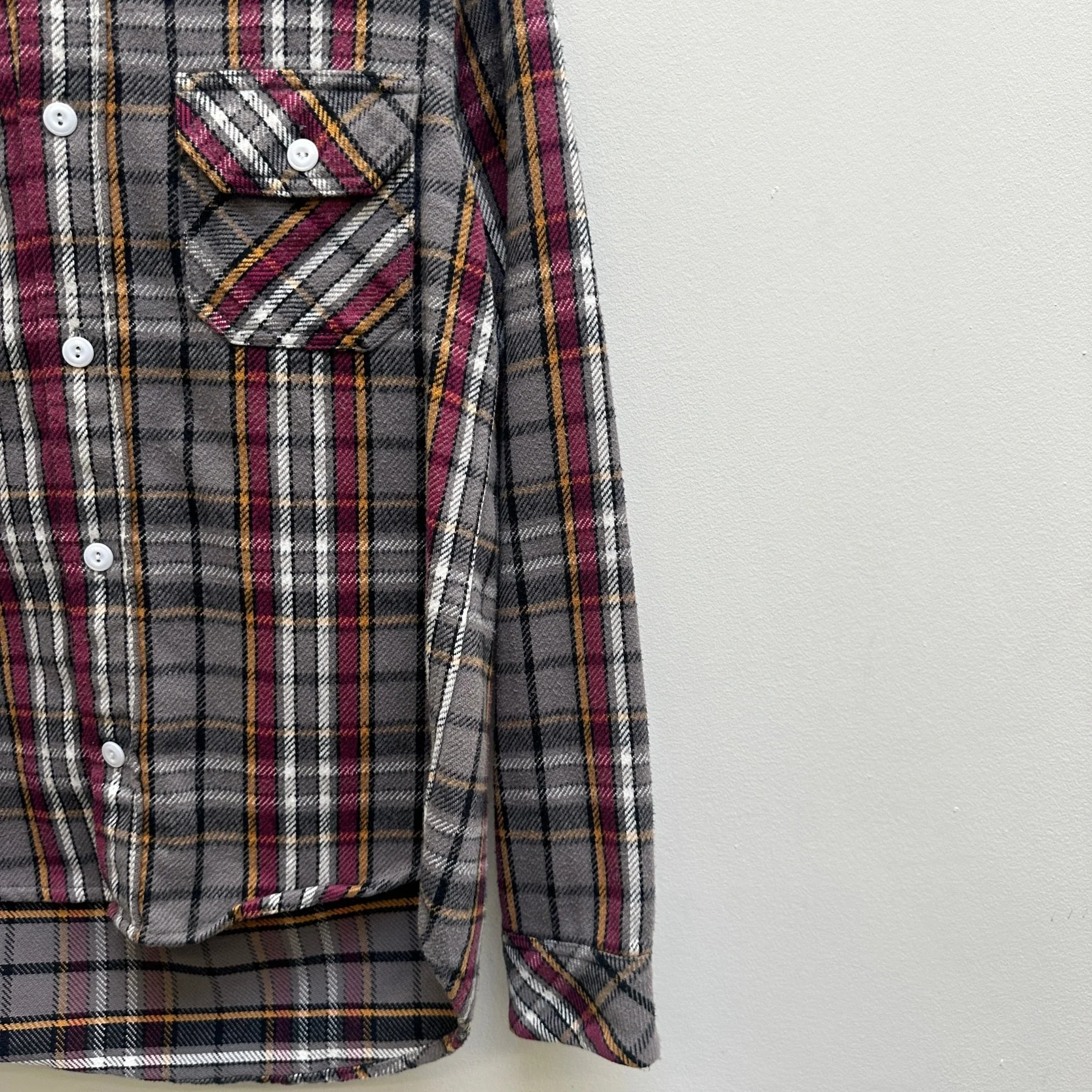 Number (N)ine Button Up Hooded Flannel - Image 5