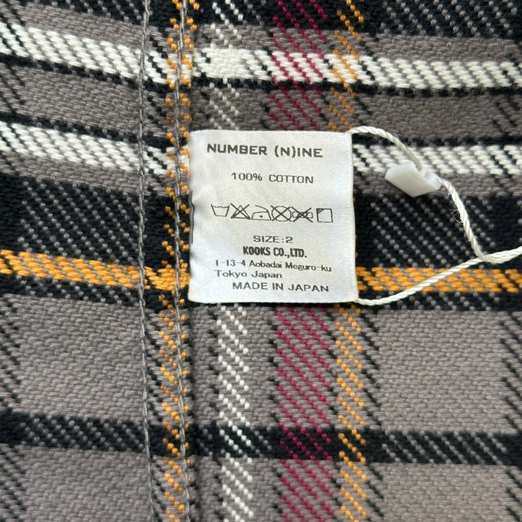 Number (N)ine Button Up Hooded Flannel - Image 7