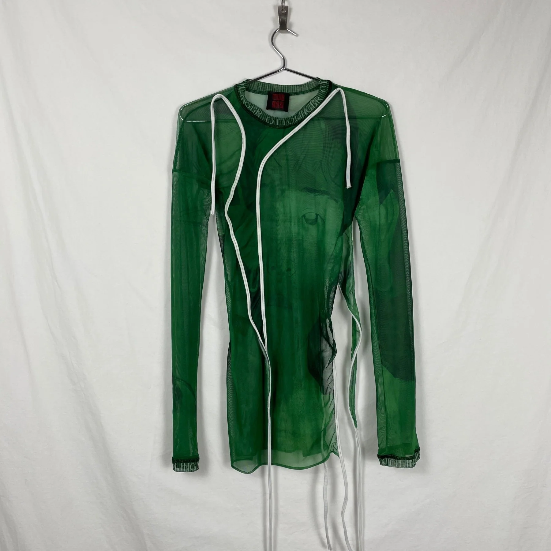 Ottolinger Mesh Tie Top Green