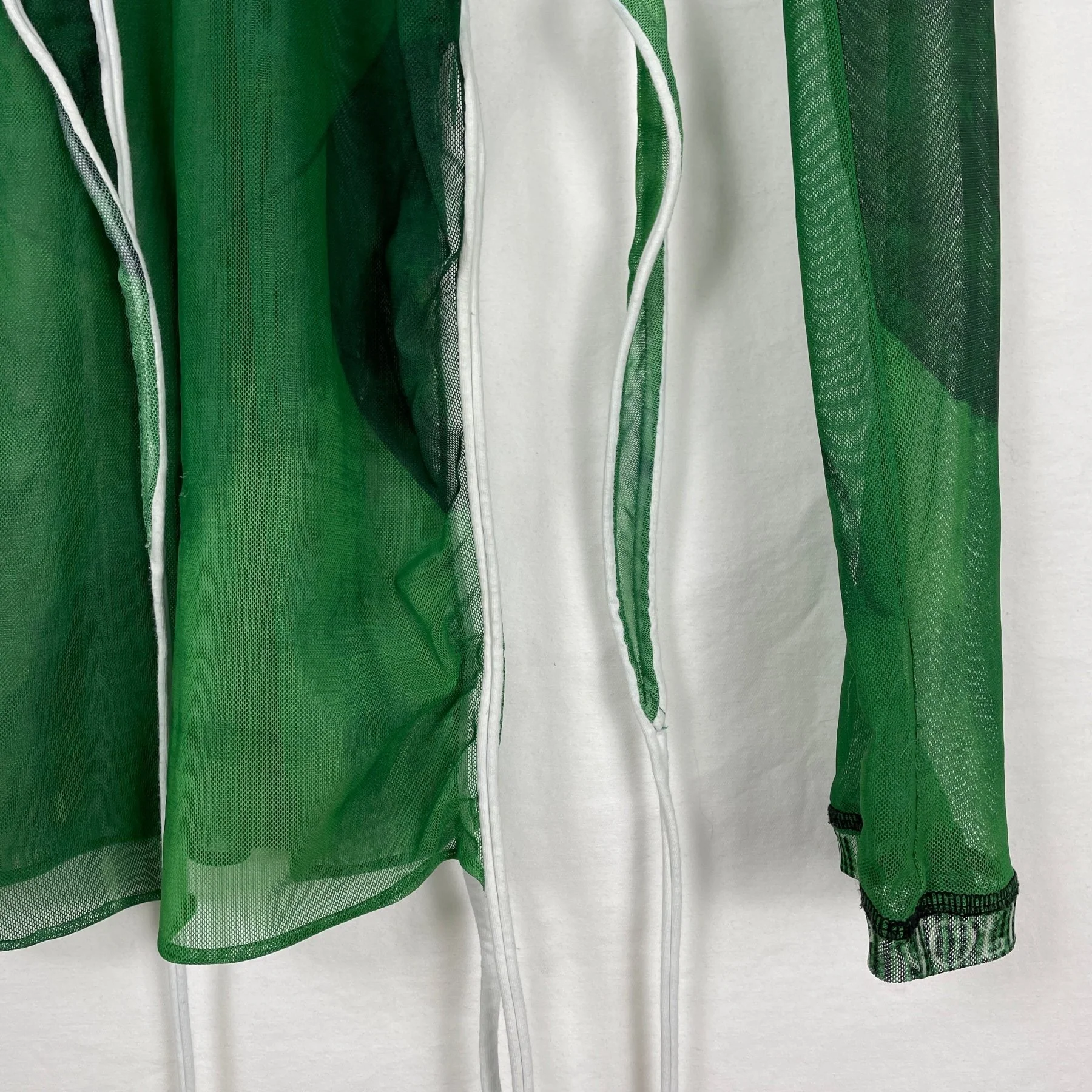 Ottolinger Mesh Tie Top Green - Image 3