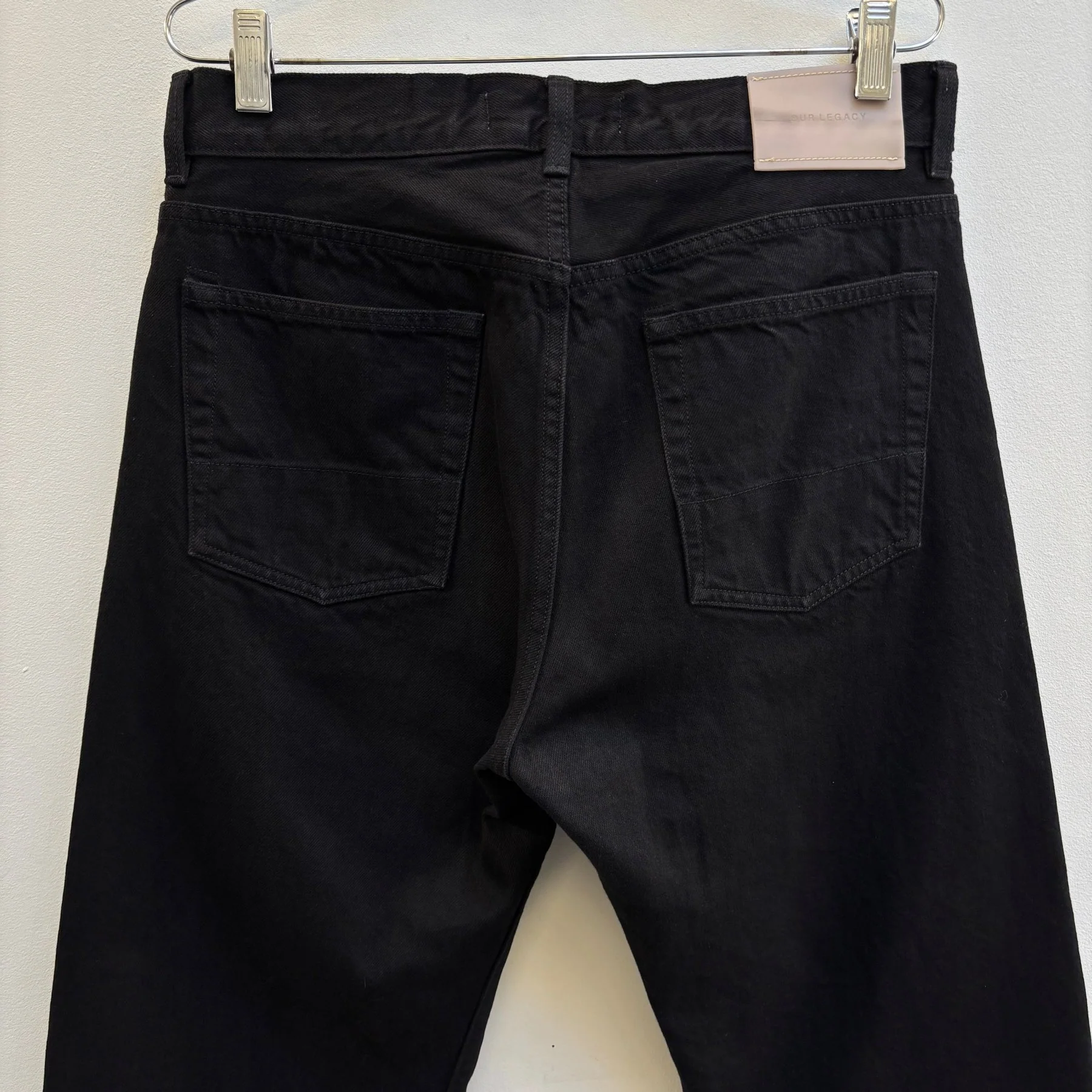 Our Legacy Third Cut Black Selvedge Denim Jeans - Image 8