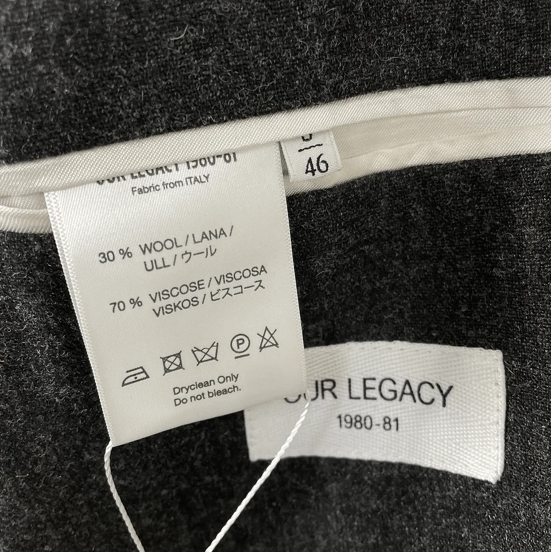 Our Legacy Wool Suit Set - Image 7