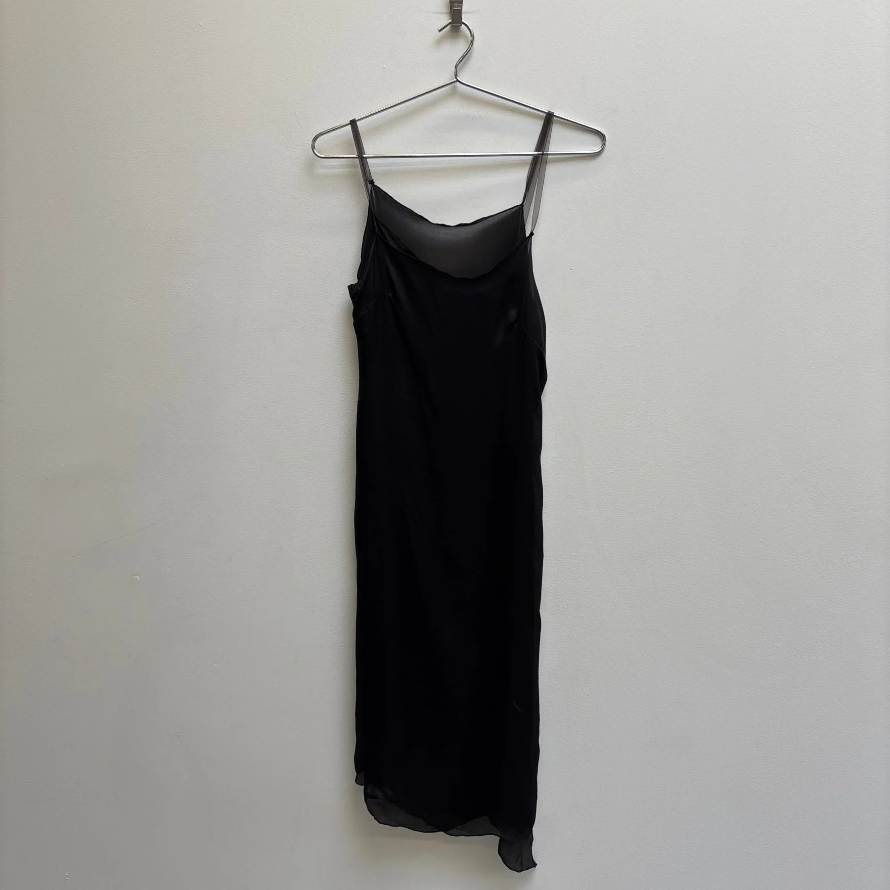 Paul Hardy Satin High Neck Slip Dress