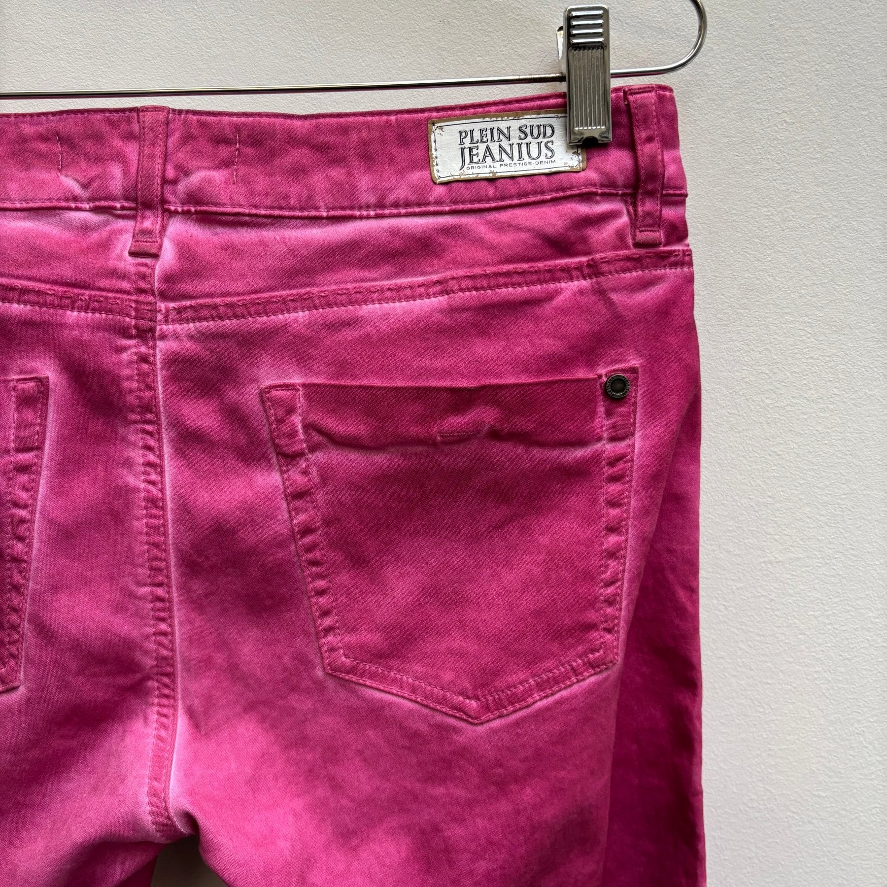 Plein Sud Pink Mid Waist Skinny Jeans - Image 10