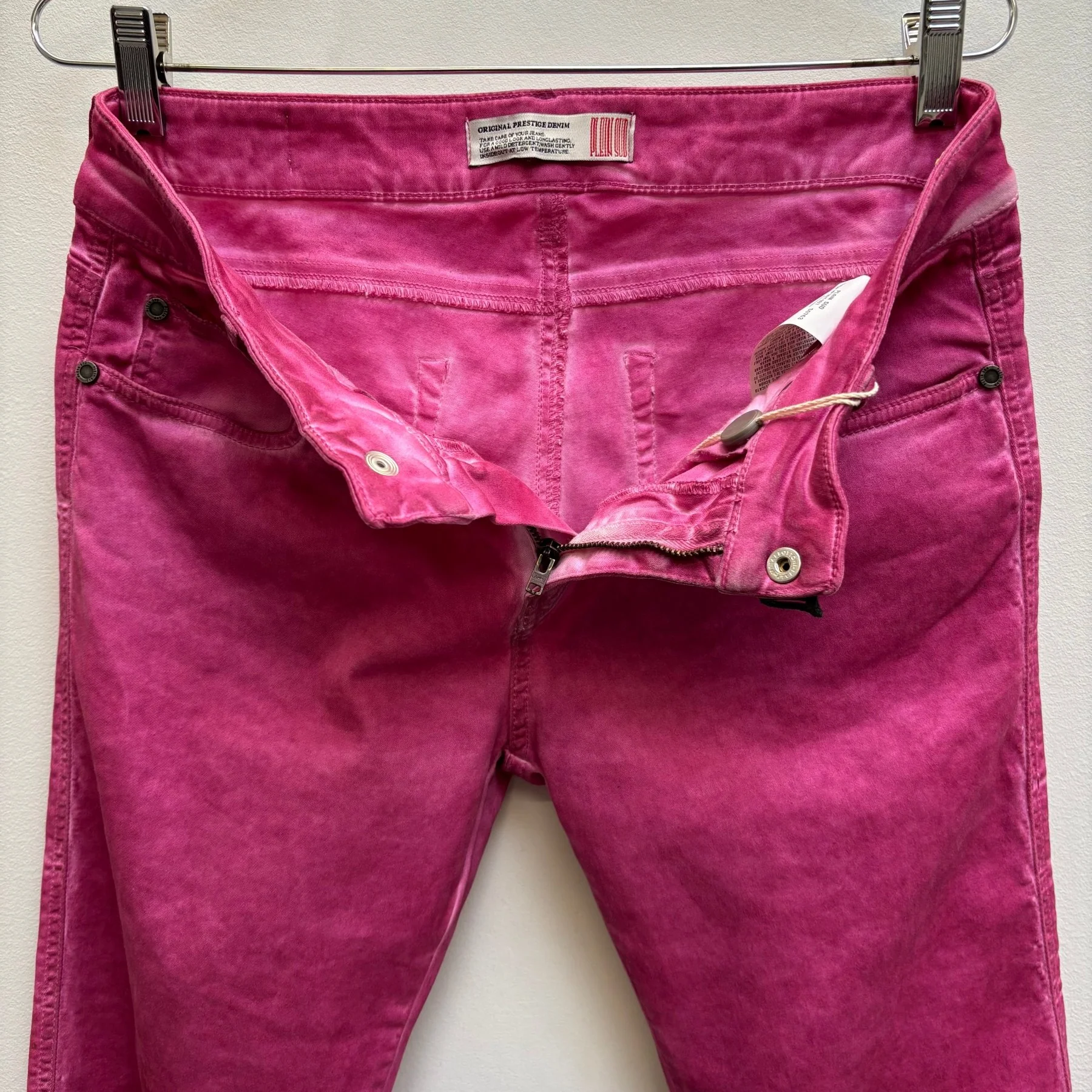Plein Sud Pink Mid Waist Skinny Jeans - Image 11