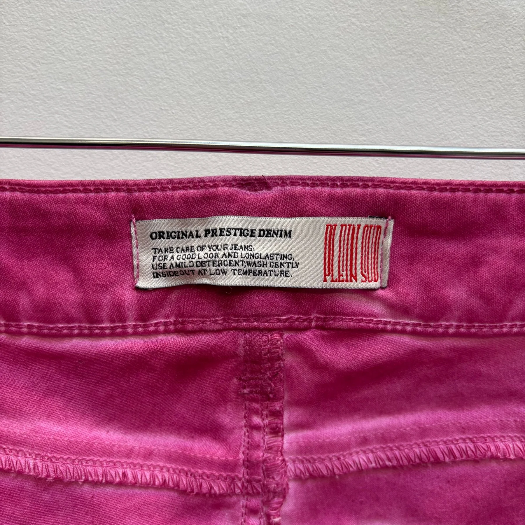 Plein Sud Pink Mid Waist Skinny Jeans - Image 12