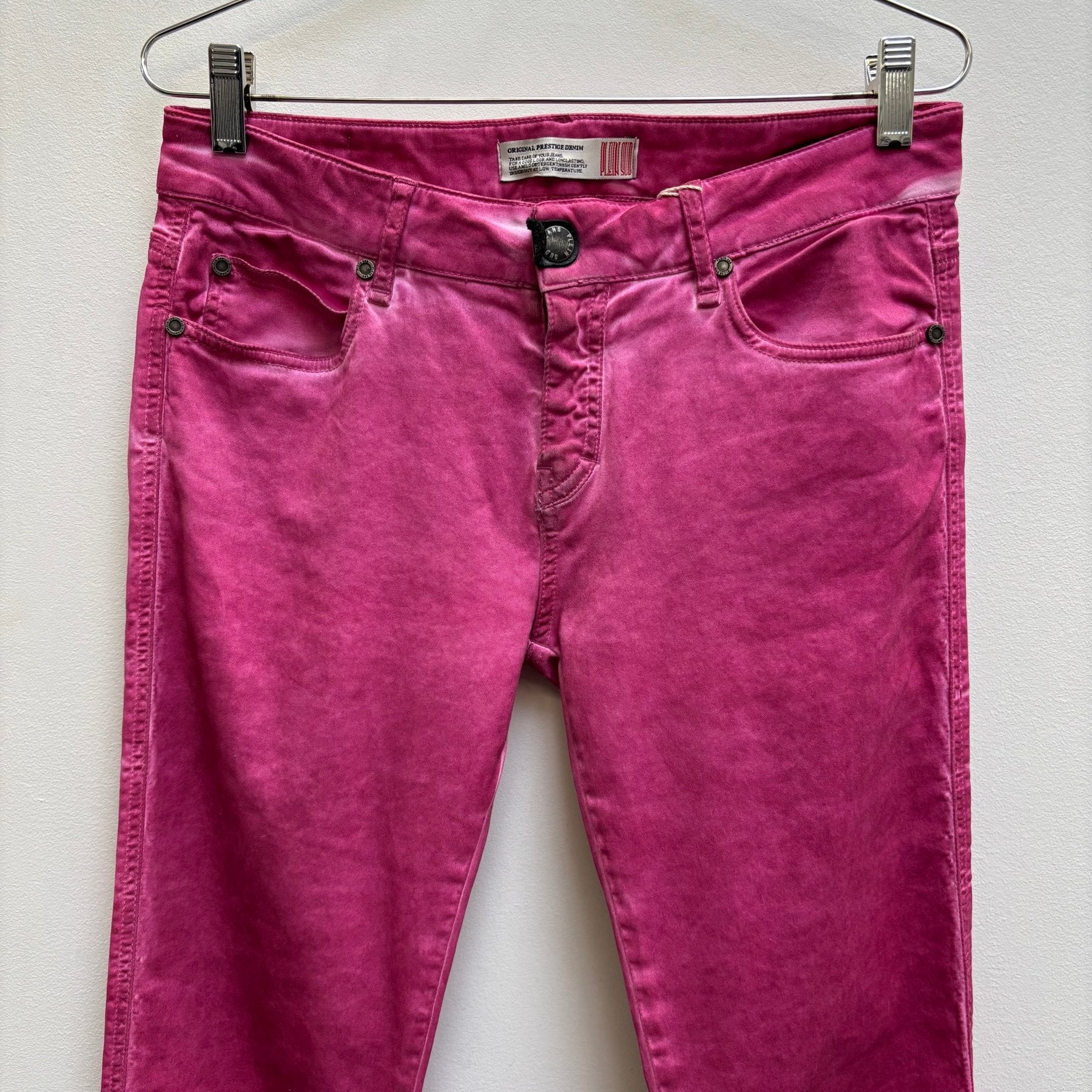 Plein Sud Pink Mid Waist Skinny Jeans - Image 3