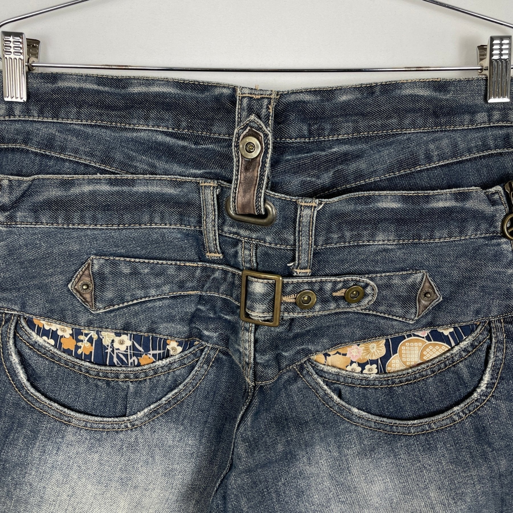 PPFM Double Waisted Biker Jeans - Image 14