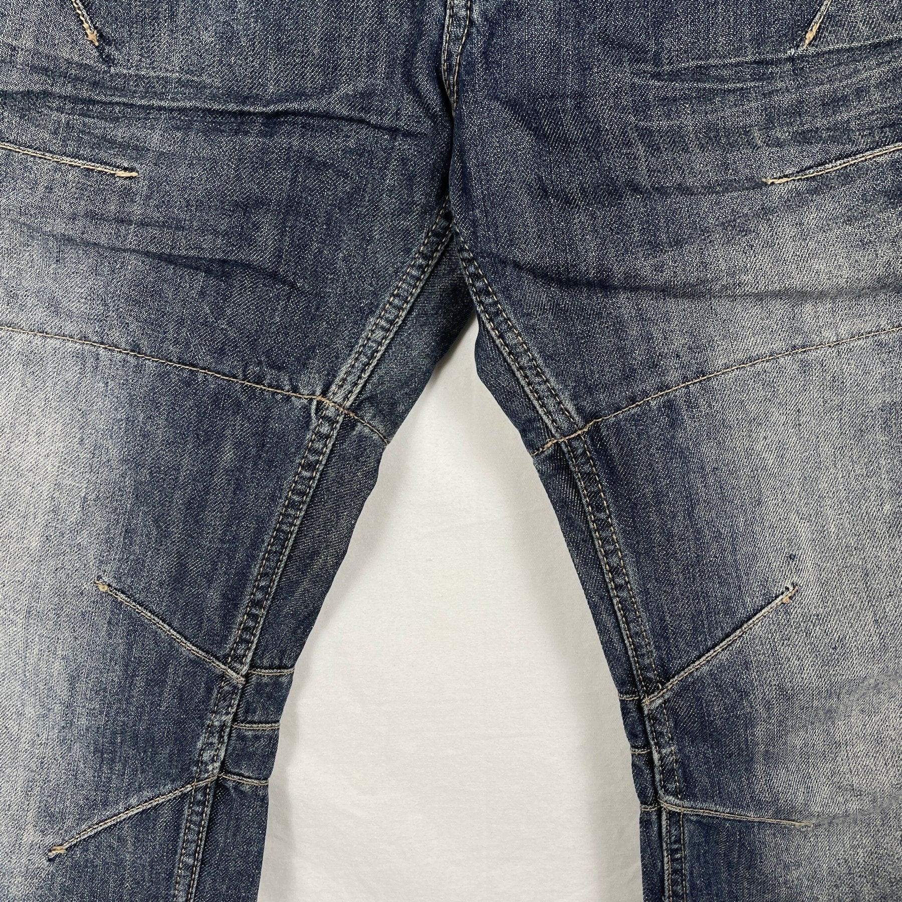 PPFM Double Waisted Biker Jeans - Image 7