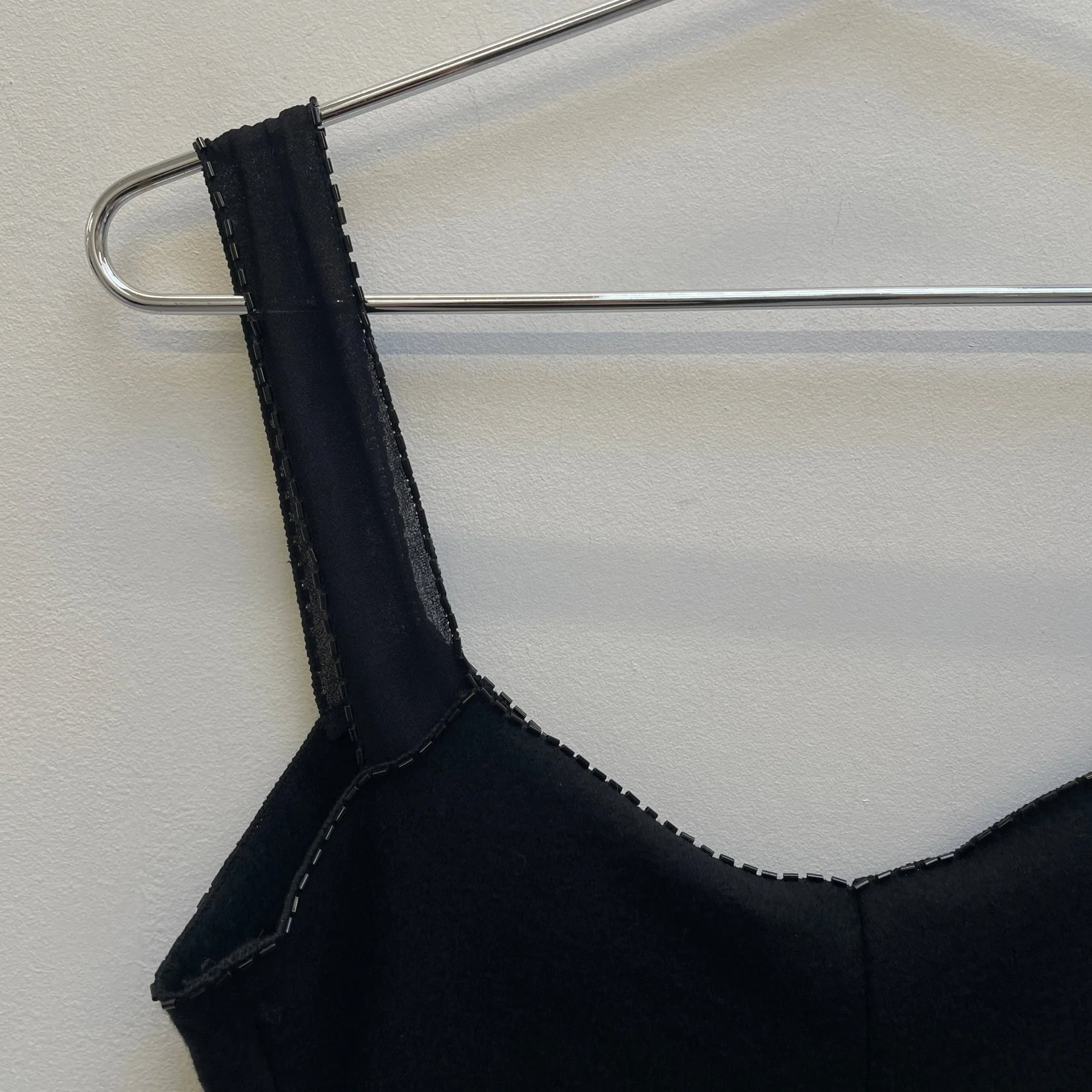 Prada Beaded Neckline Wool Camisole Top - Image 7