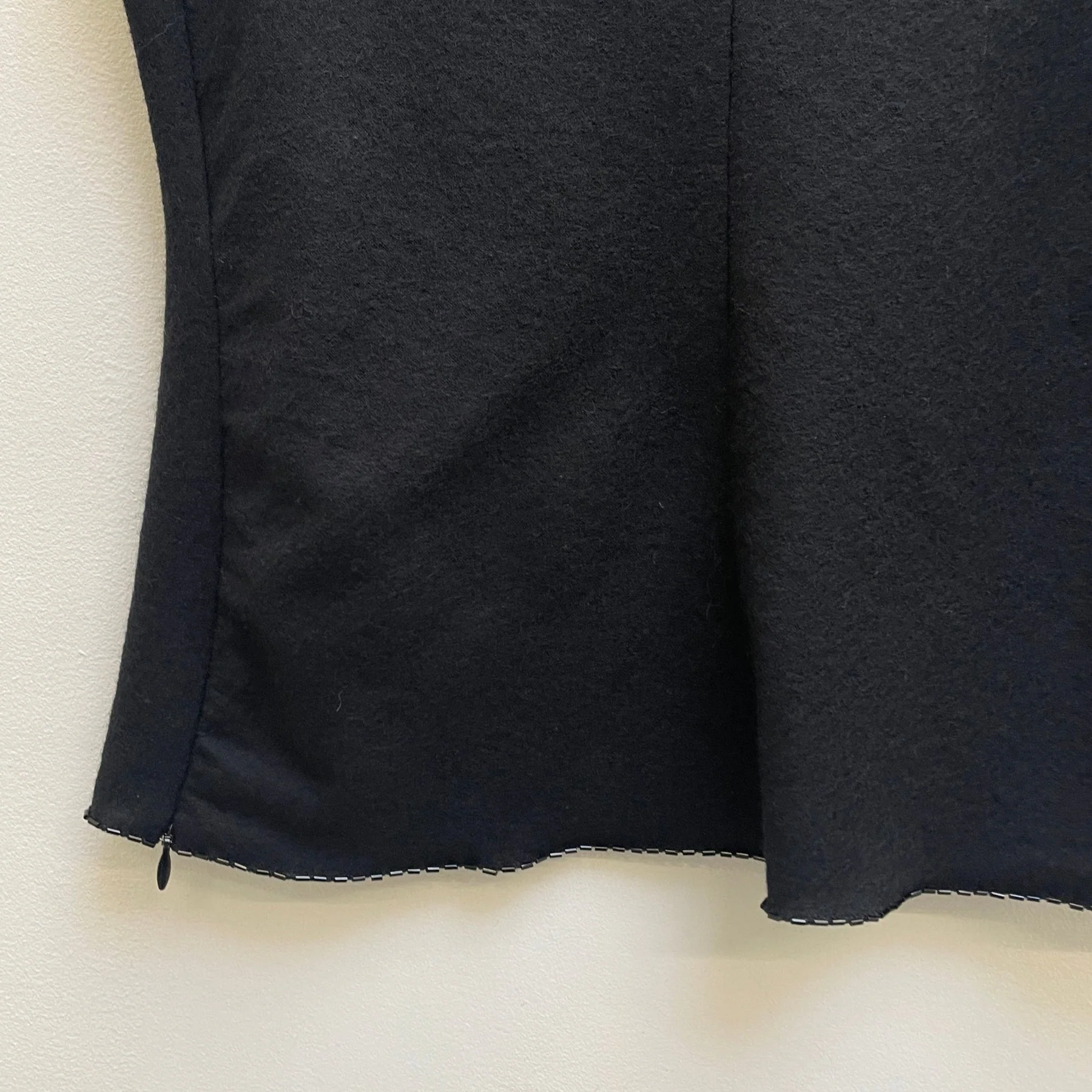 Prada Beaded Neckline Wool Camisole Top - Image 8