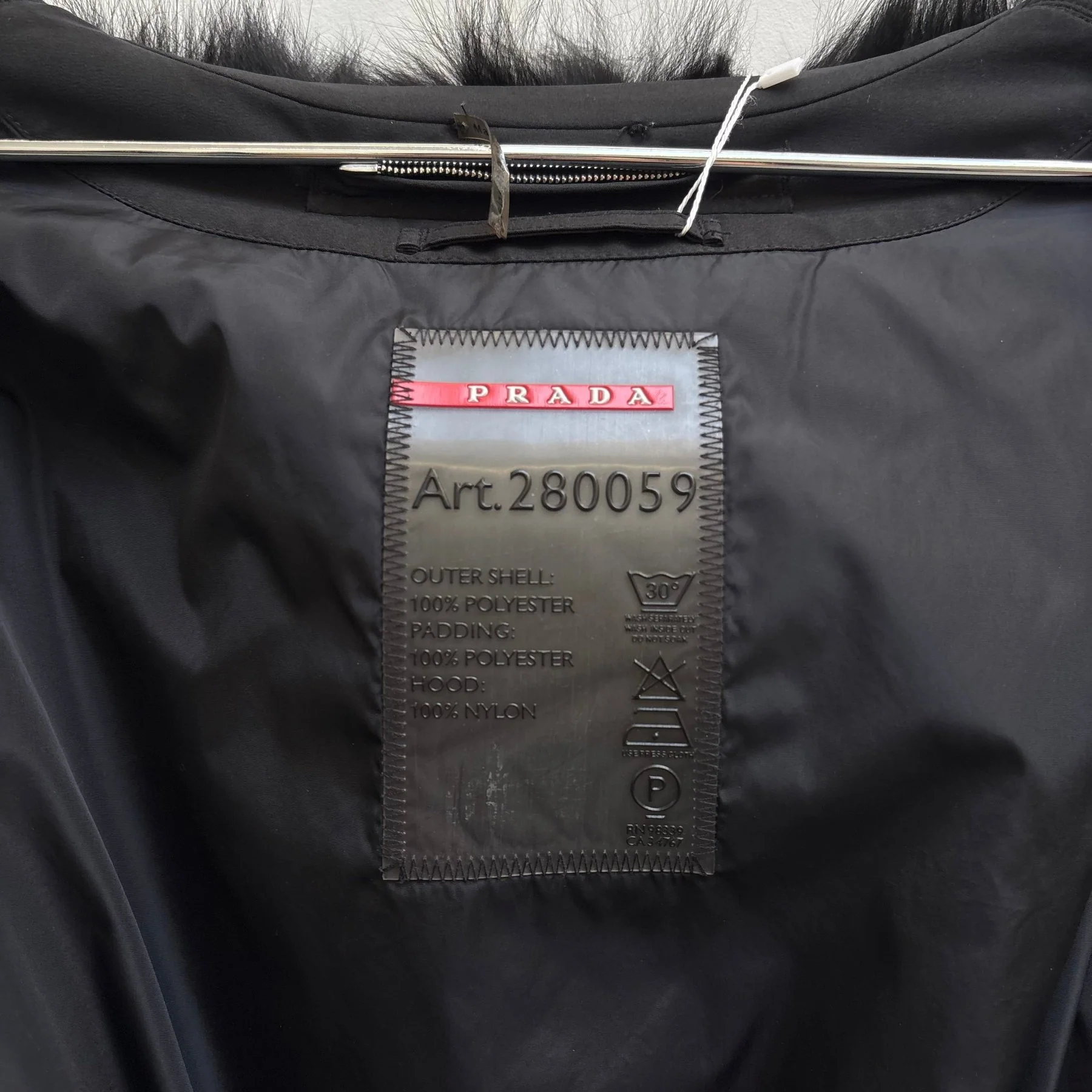 Prada Fur Trim Long Coat - Image 10