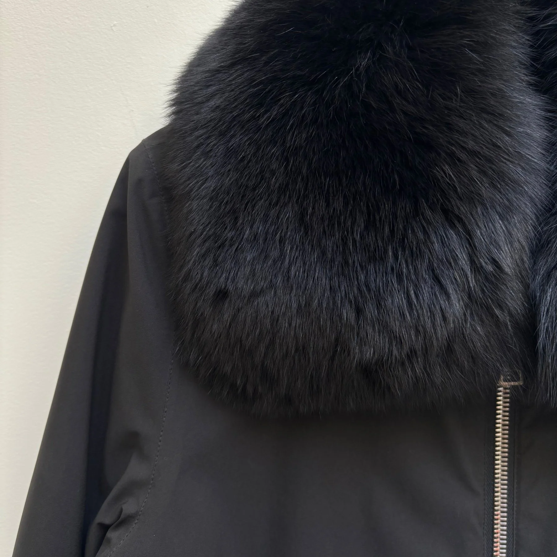Prada Fur Trim Long Coat - Image 4