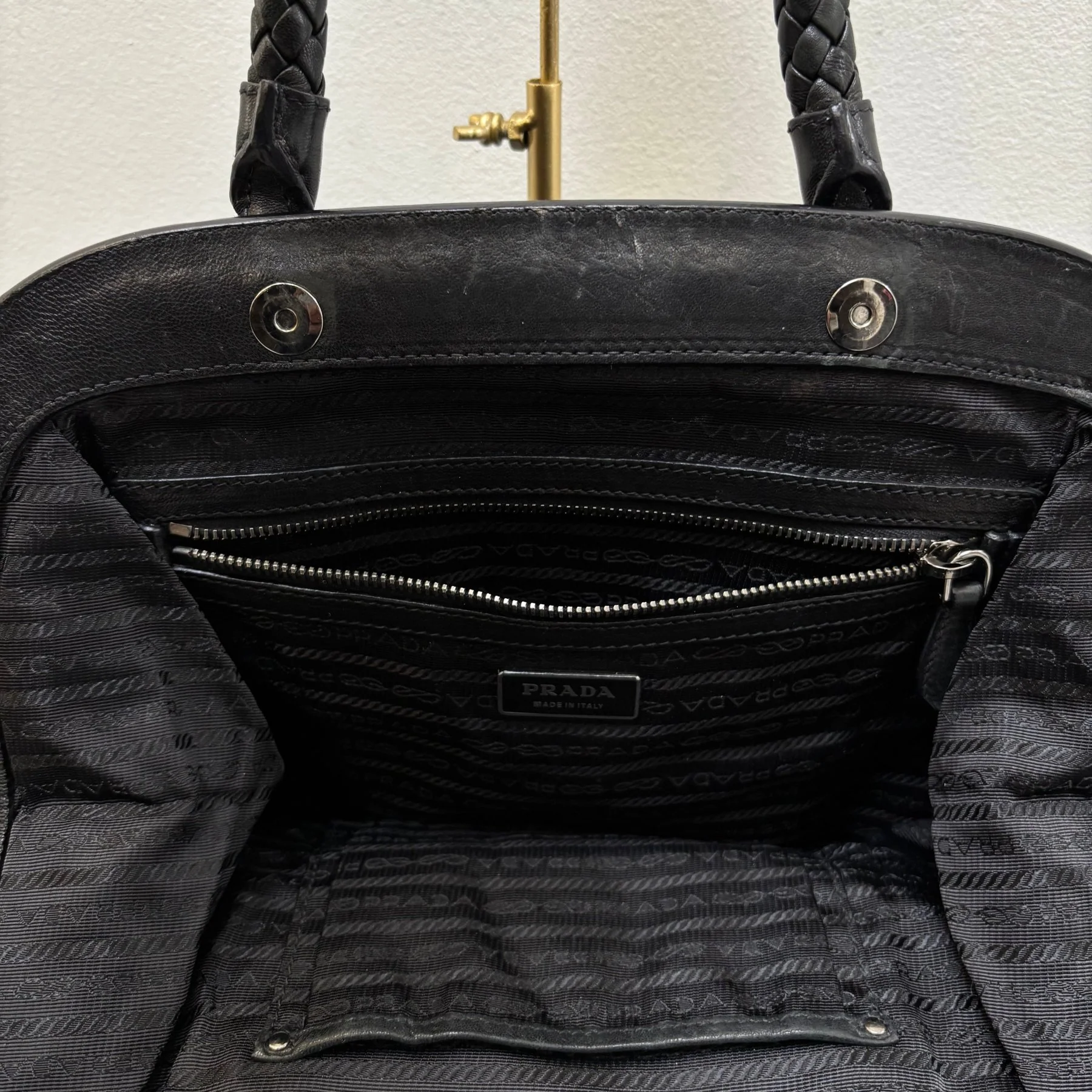 FW06 Prada Nylon Gaufre Hobo Bag - Image 9