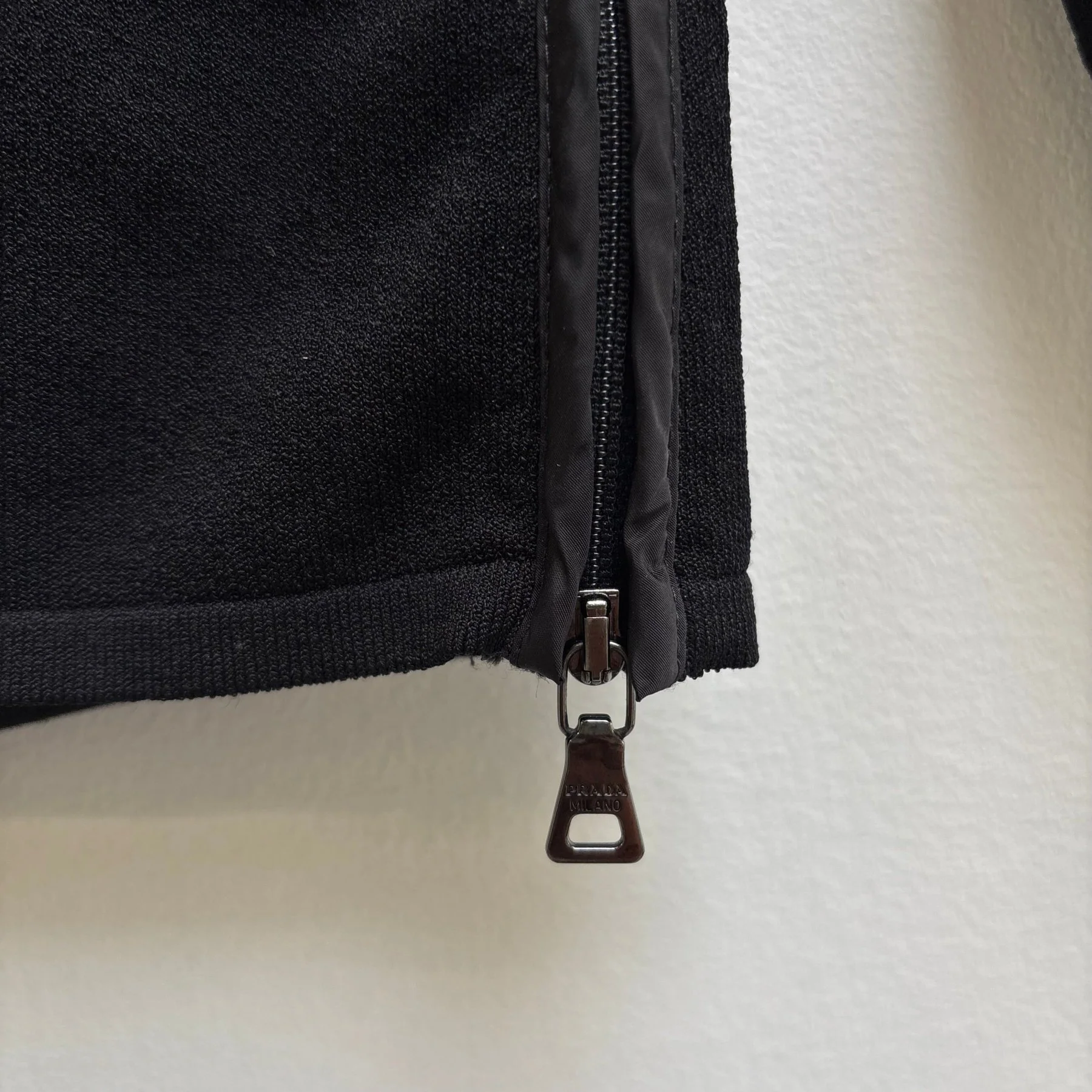 Prada Side Zipper Crewneck Sweater - Image 6