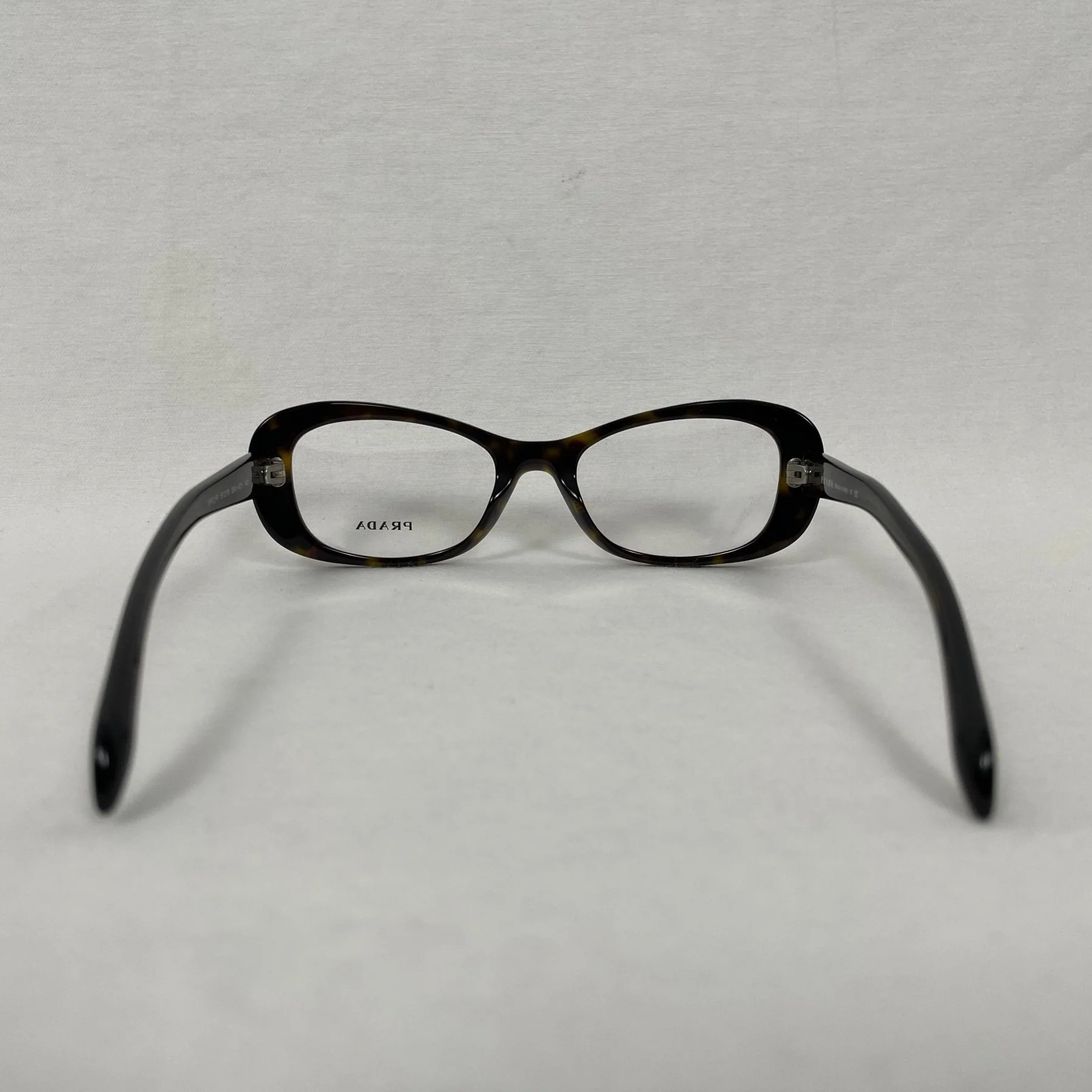 Prada Studded Glasses Dark Brown Tortoise - Image 5