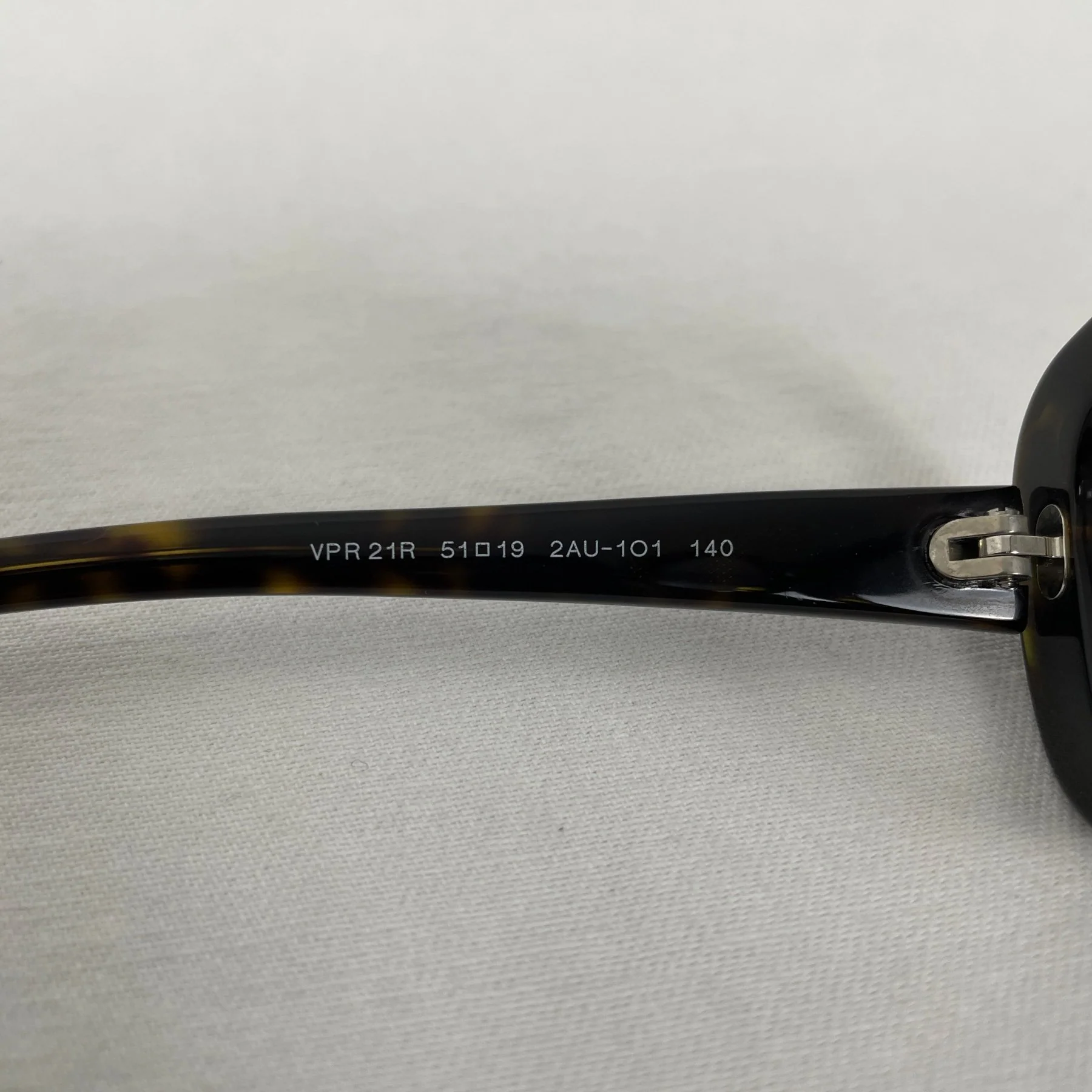 Prada Studded Glasses Dark Brown Tortoise - Image 7