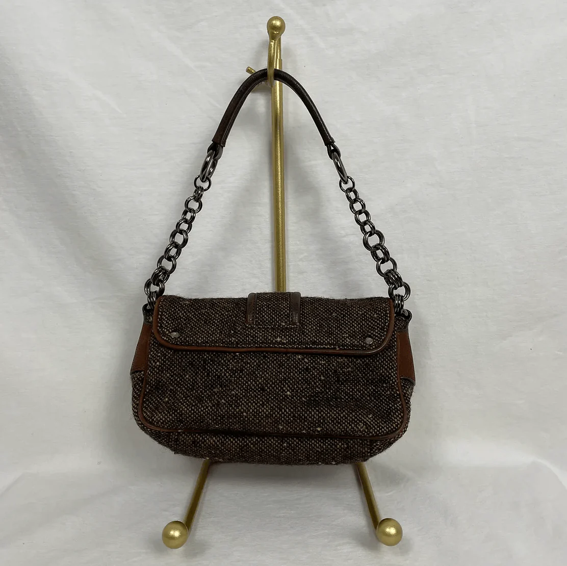 Prada Wool Mini Shoulder Bag - Image 2