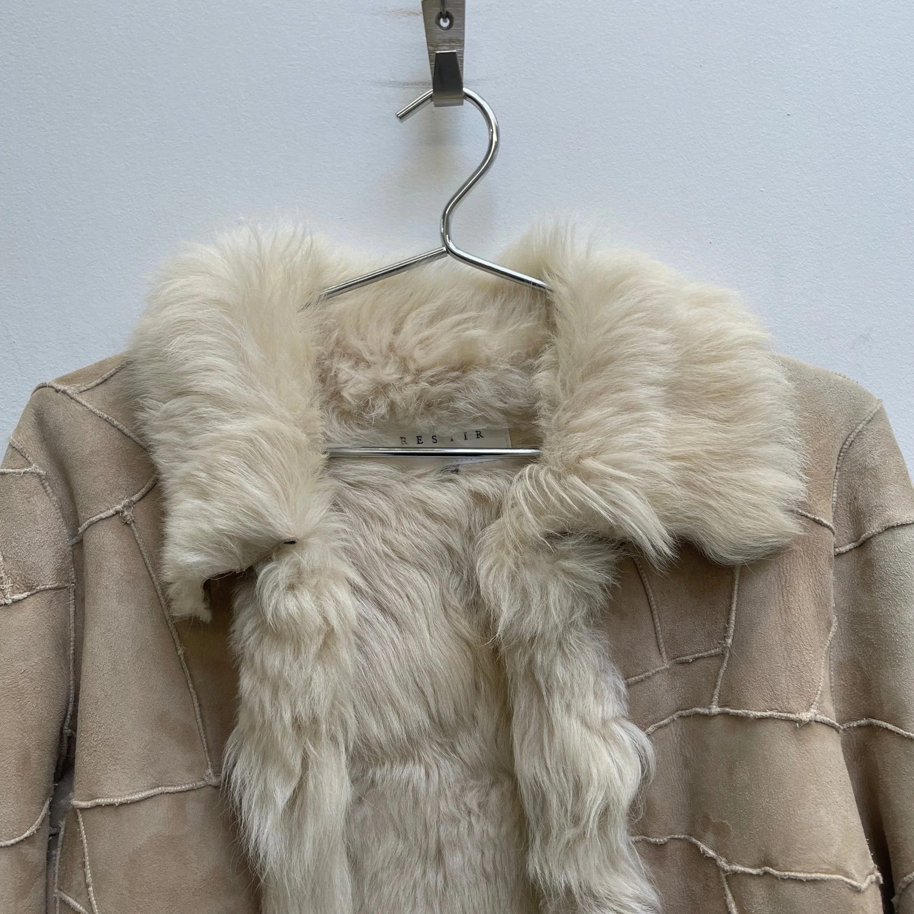 RESTIR SHEEPSKIN PATCHWORK JACKET - Image 3