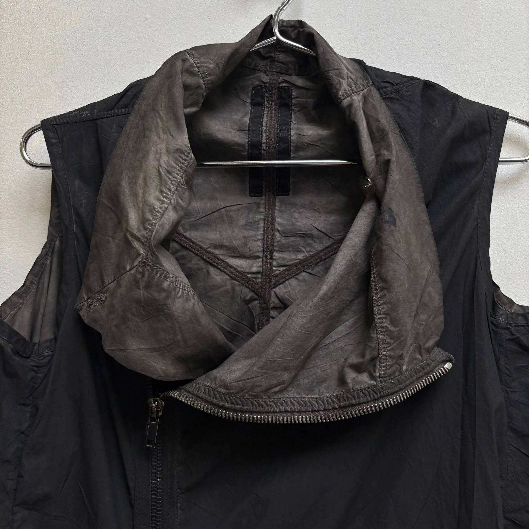 Rick Owens DRKSHDW Draped Long Vest - Image 5