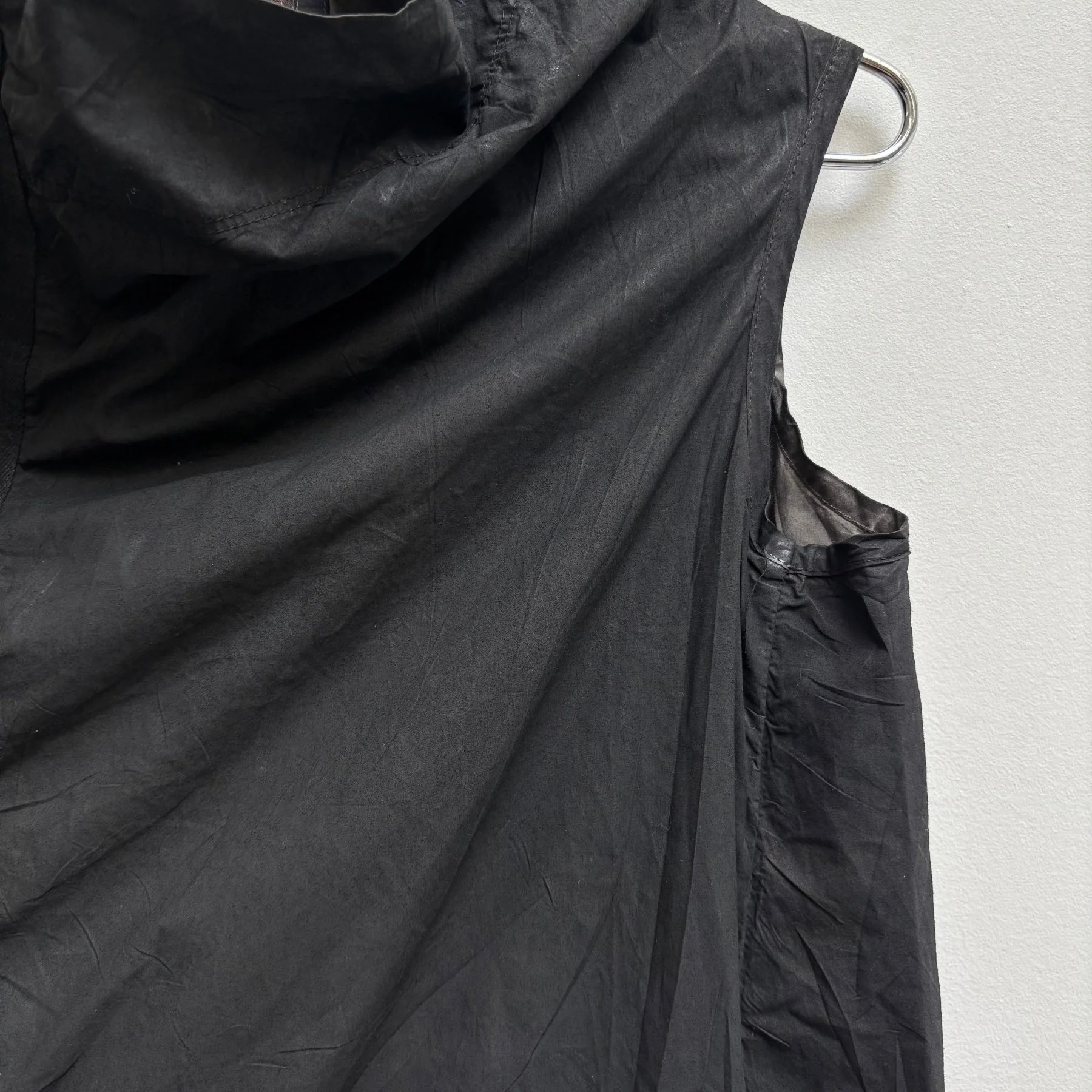 Rick Owens DRKSHDW Draped Long Vest - Image 6