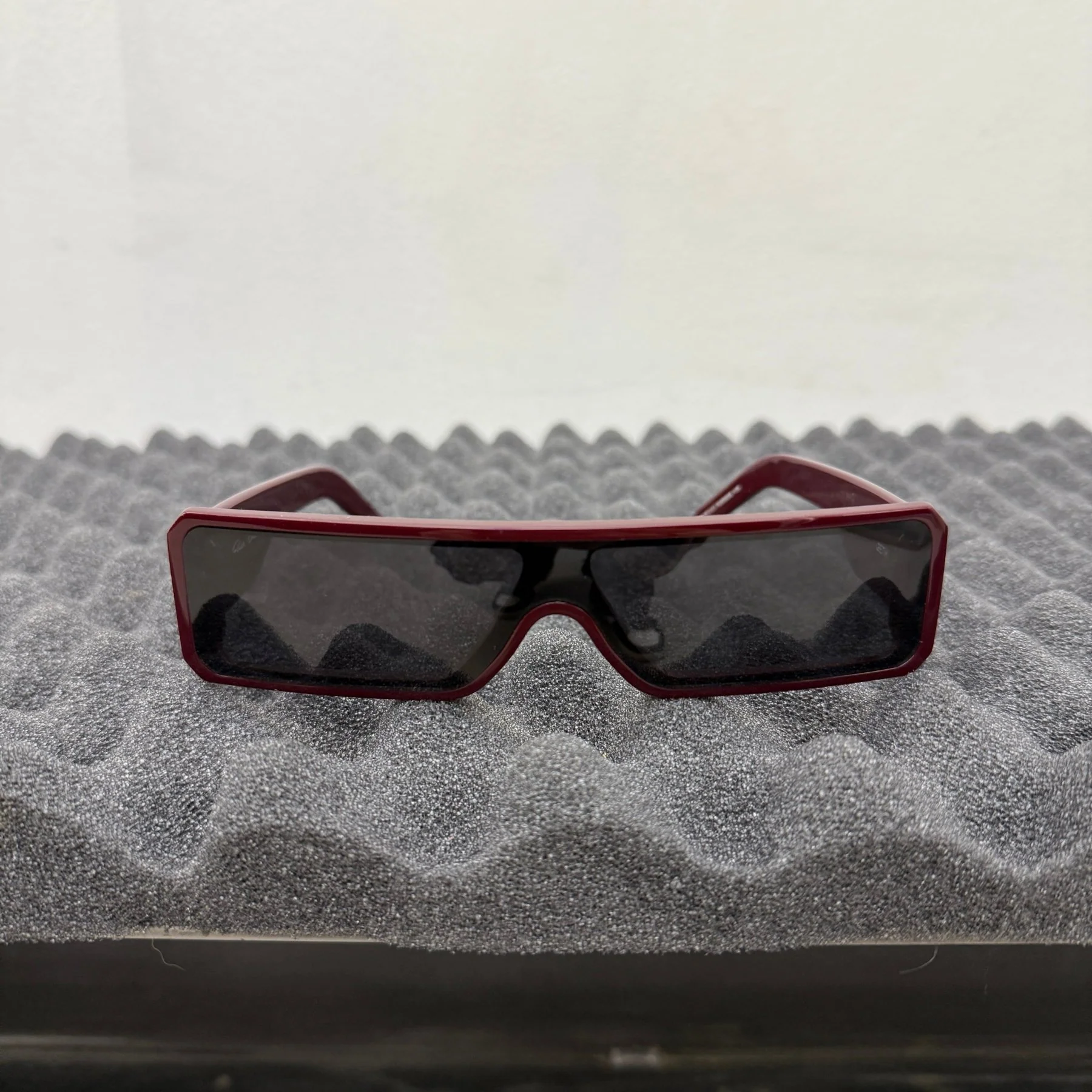 Rick Owens Geth Sunglasses Mahogany/Black - Image 2