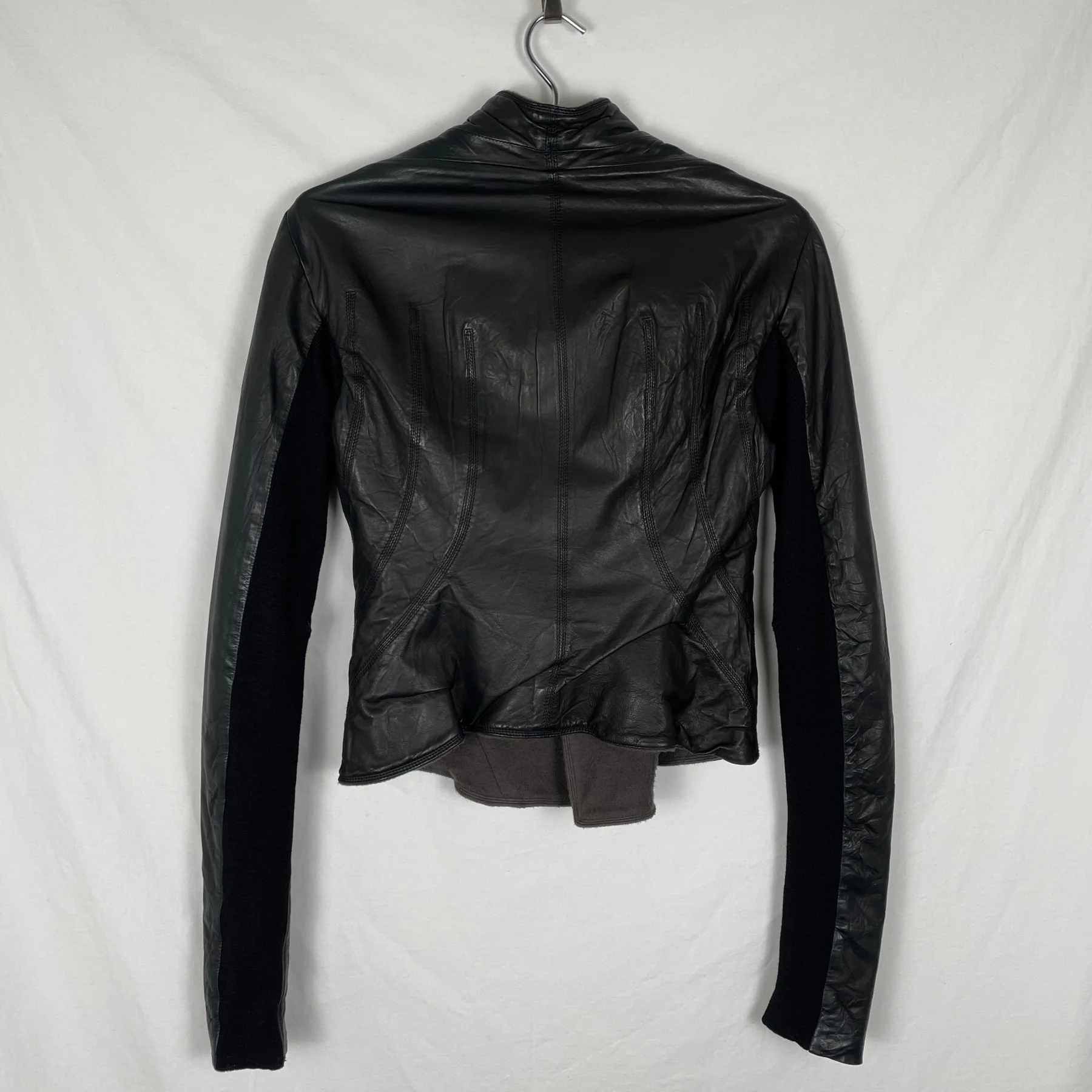 Rick Owens SS14 "Viciuos" Lamb Leather Biker Jacket - Image 5