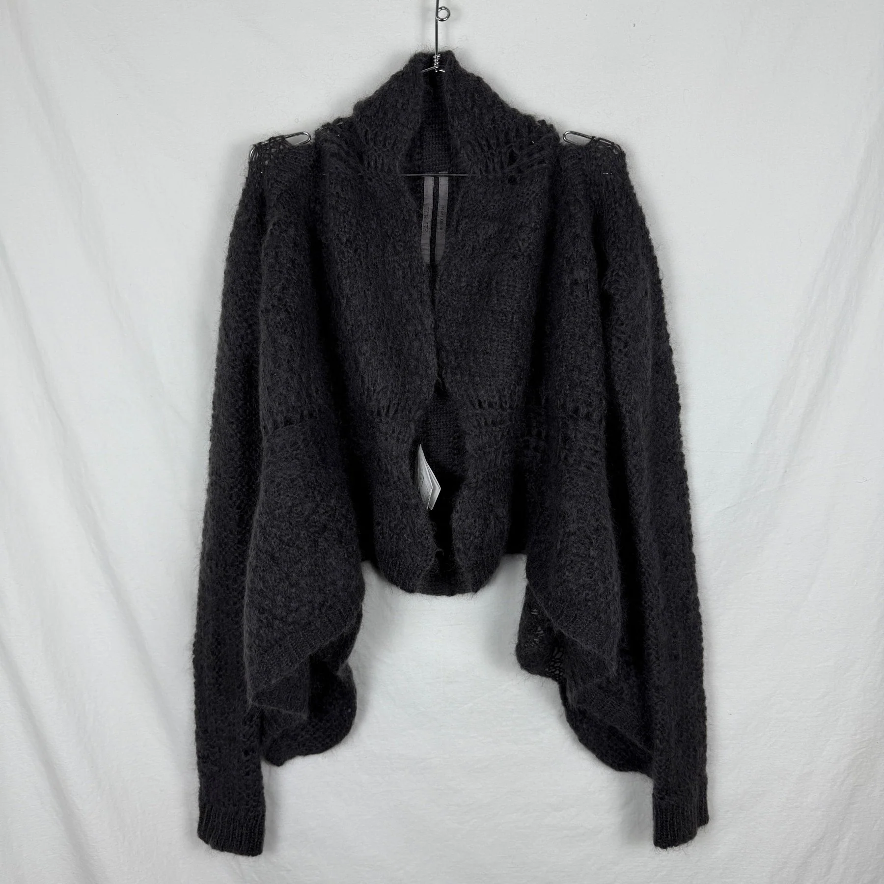 FW14 Rick Owens “Moody” Knit Mohair Cardigan