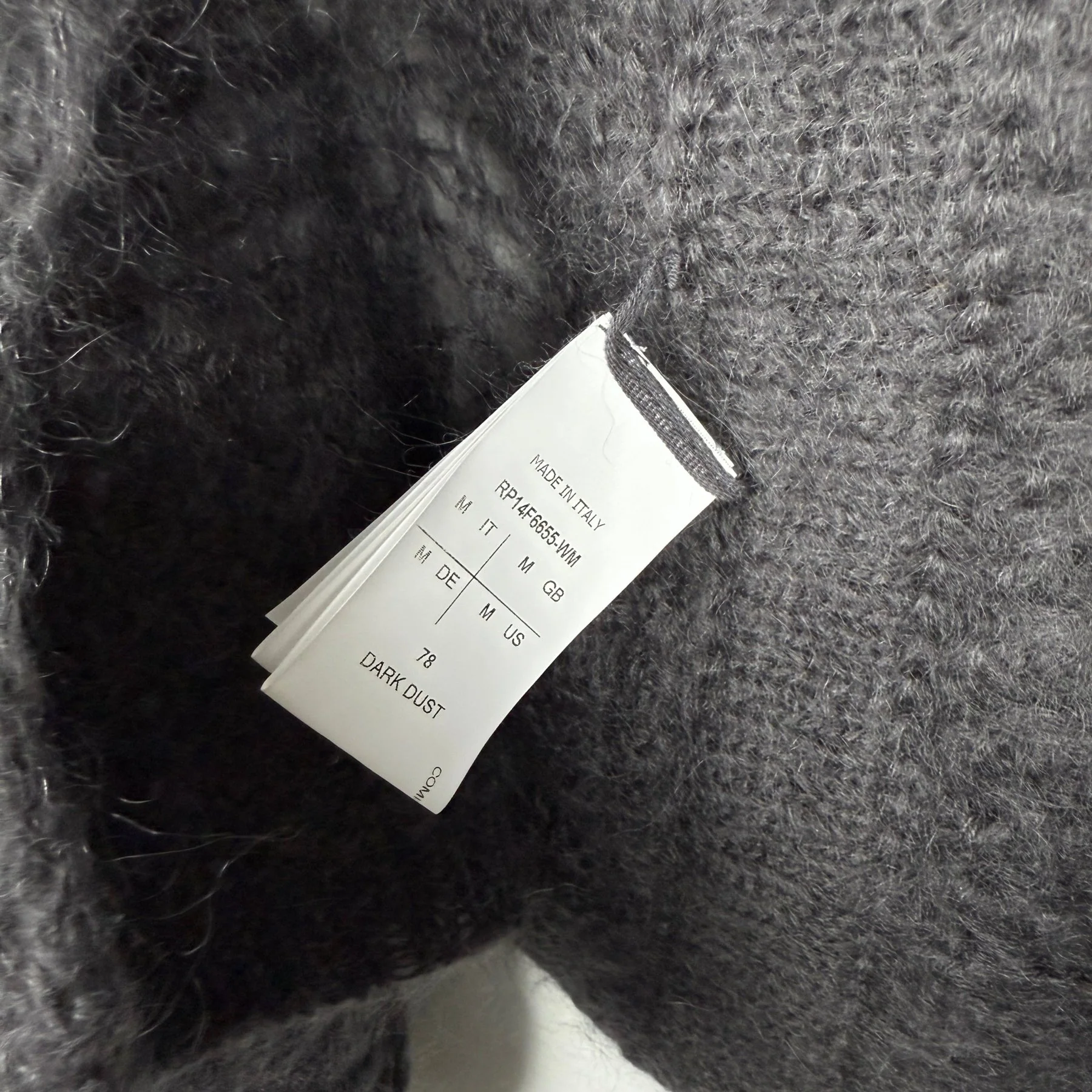 FW14 Rick Owens “Moody” Knit Mohair Cardigan - Image 11
