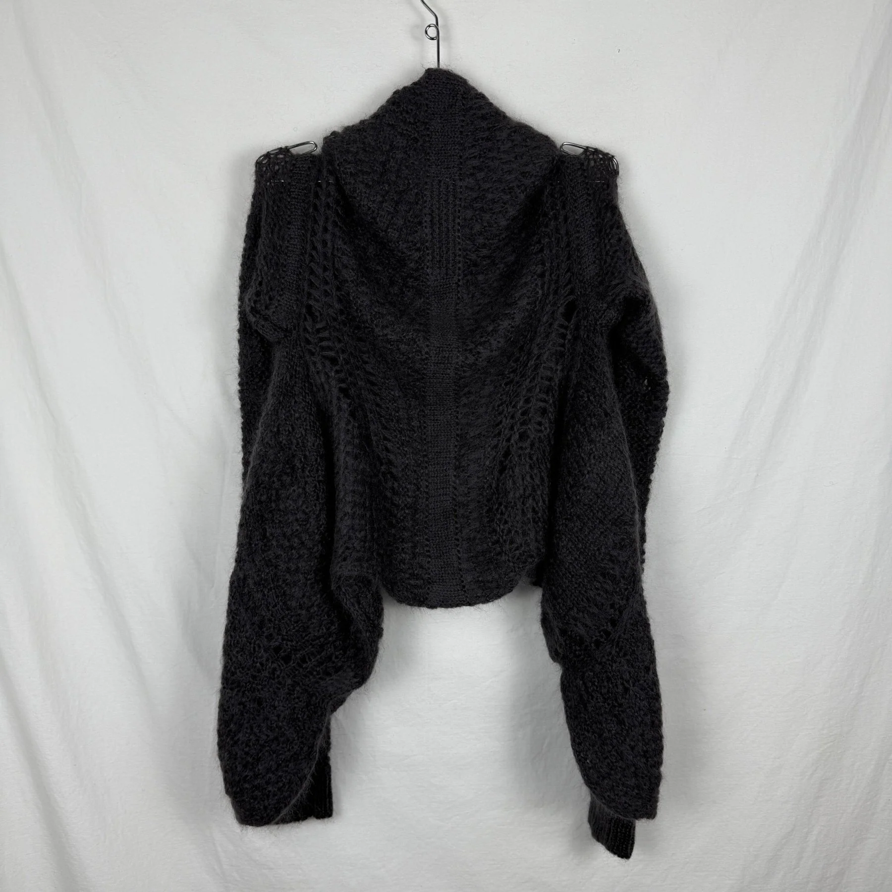 FW14 Rick Owens “Moody” Knit Mohair Cardigan - Image 2