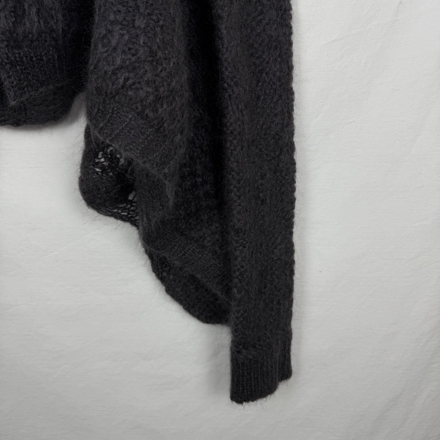 FW14 Rick Owens “Moody” Knit Mohair Cardigan - Image 6