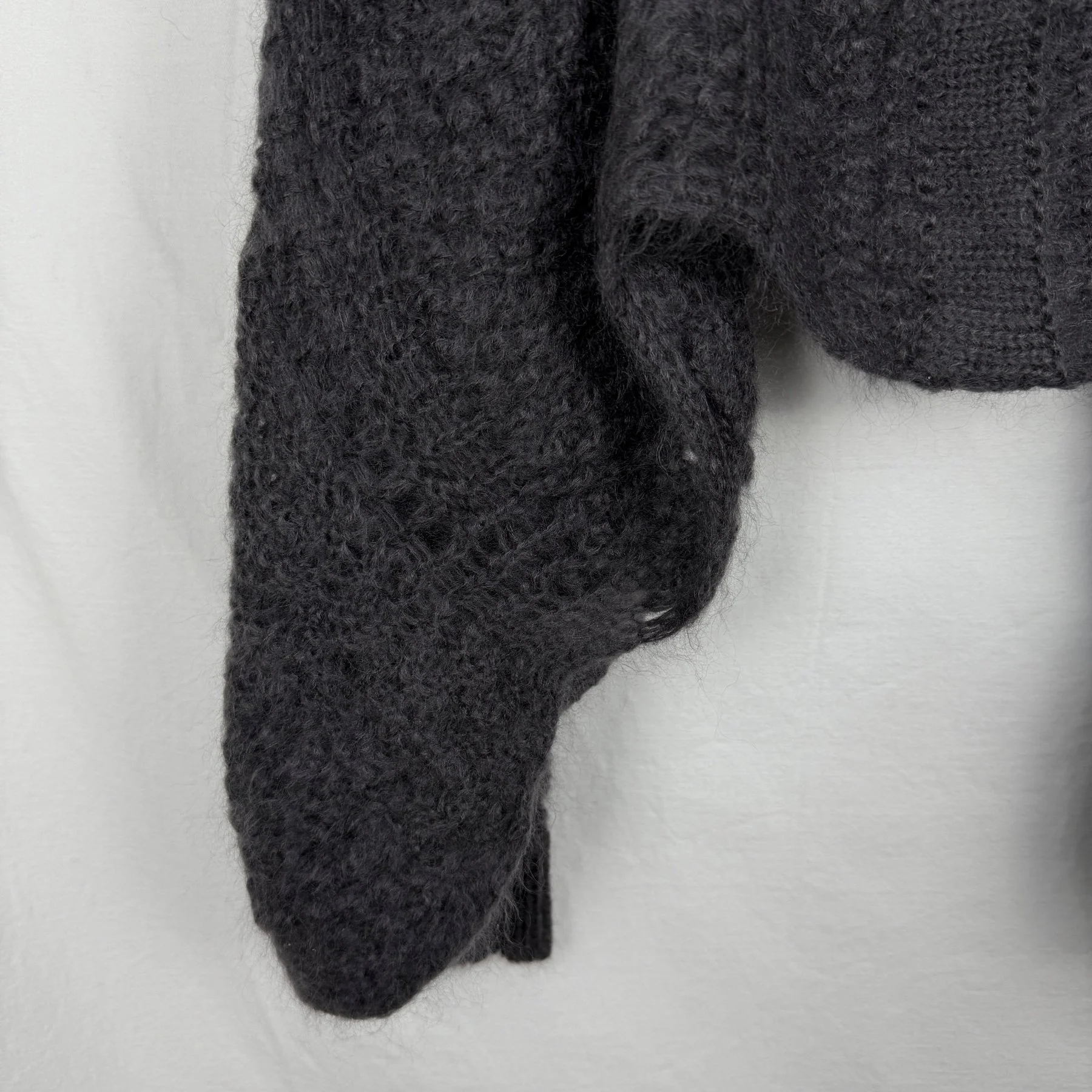 FW14 Rick Owens “Moody” Knit Mohair Cardigan - Image 7