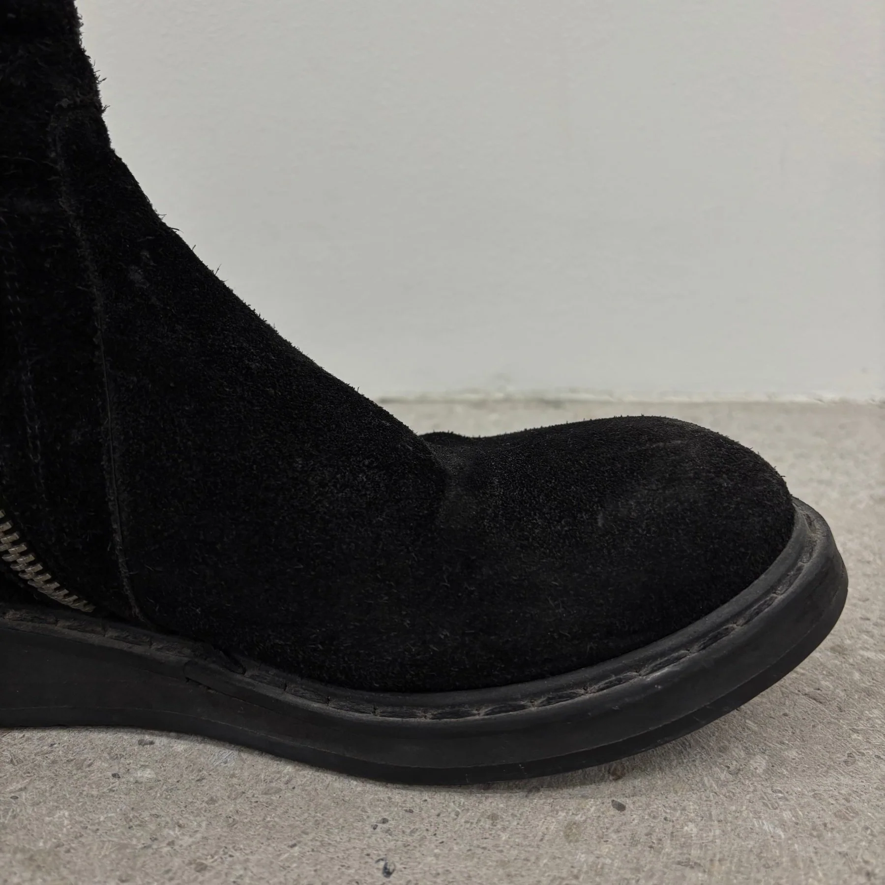 Rick Owens Suede Creeper Boots - Image 5