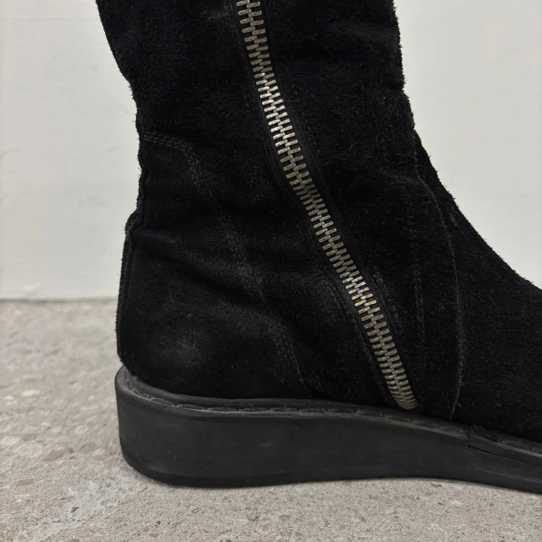 Rick Owens Suede Creeper Boots - Image 6