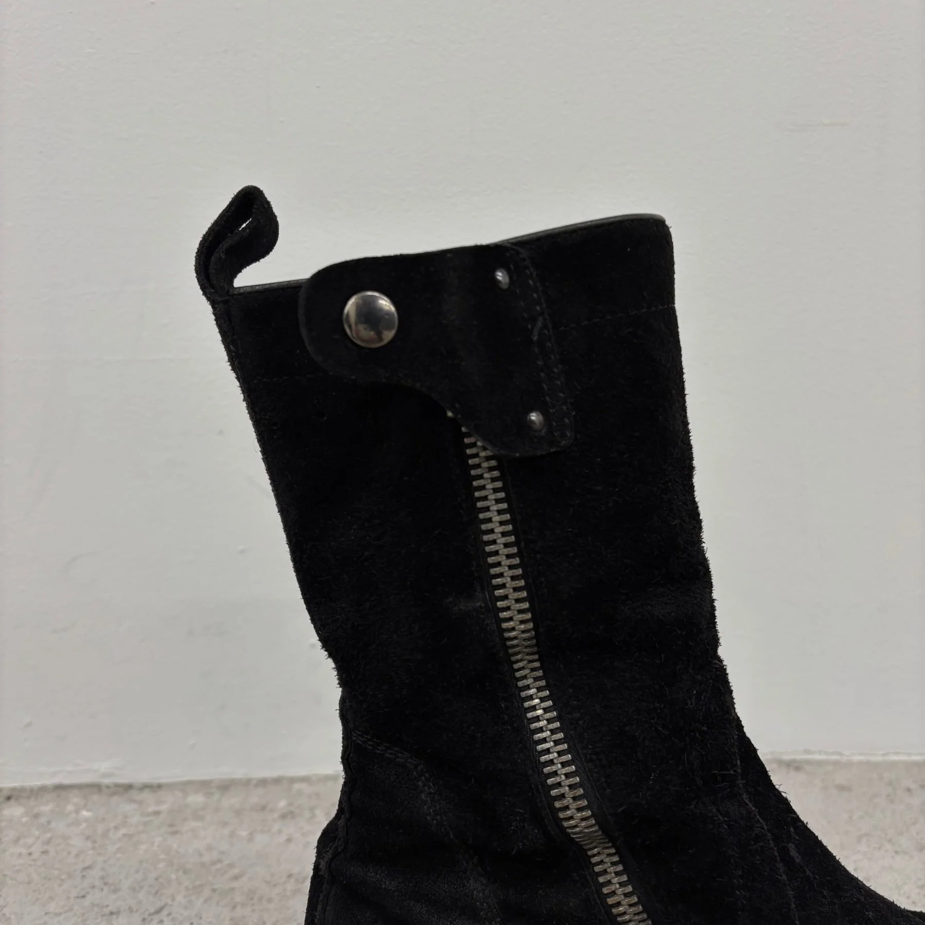 Rick Owens Suede Creeper Boots - Image 7