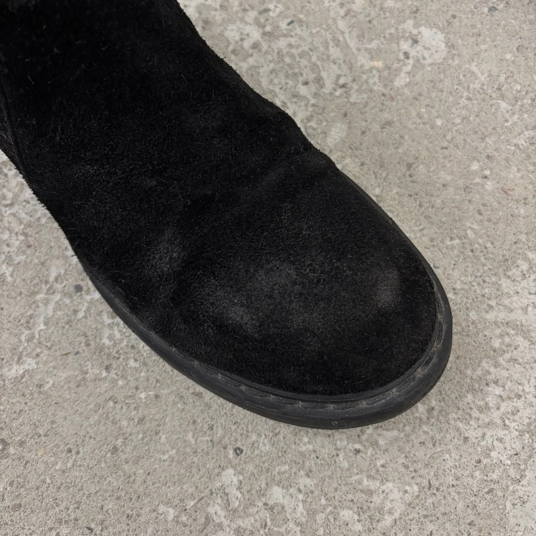 Rick Owens Suede Creeper Boots - Image 9