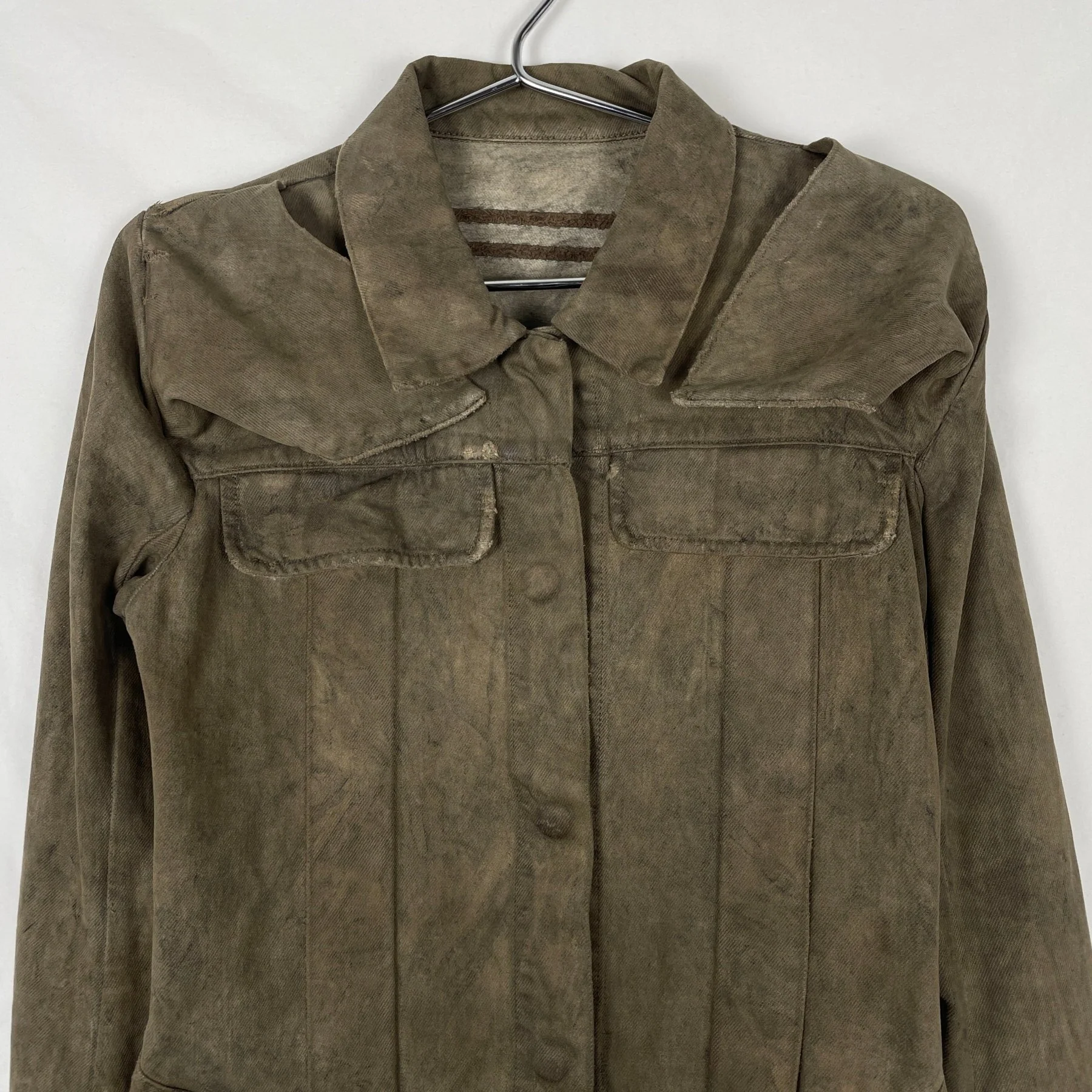 Rick Owens Waxed Jacket - Image 3