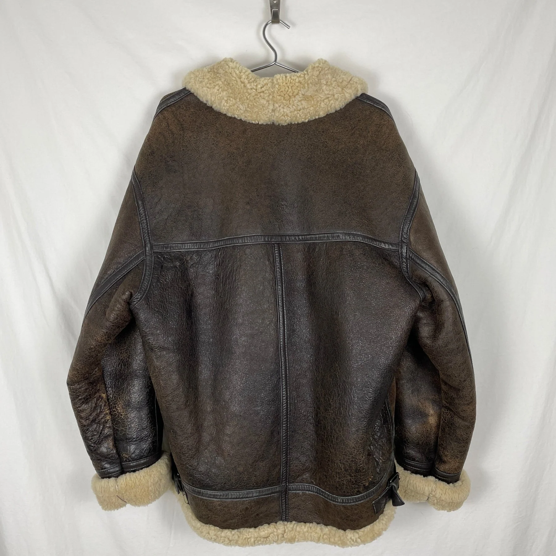 Stone Island Shearling Aviator Jacket - Image 5