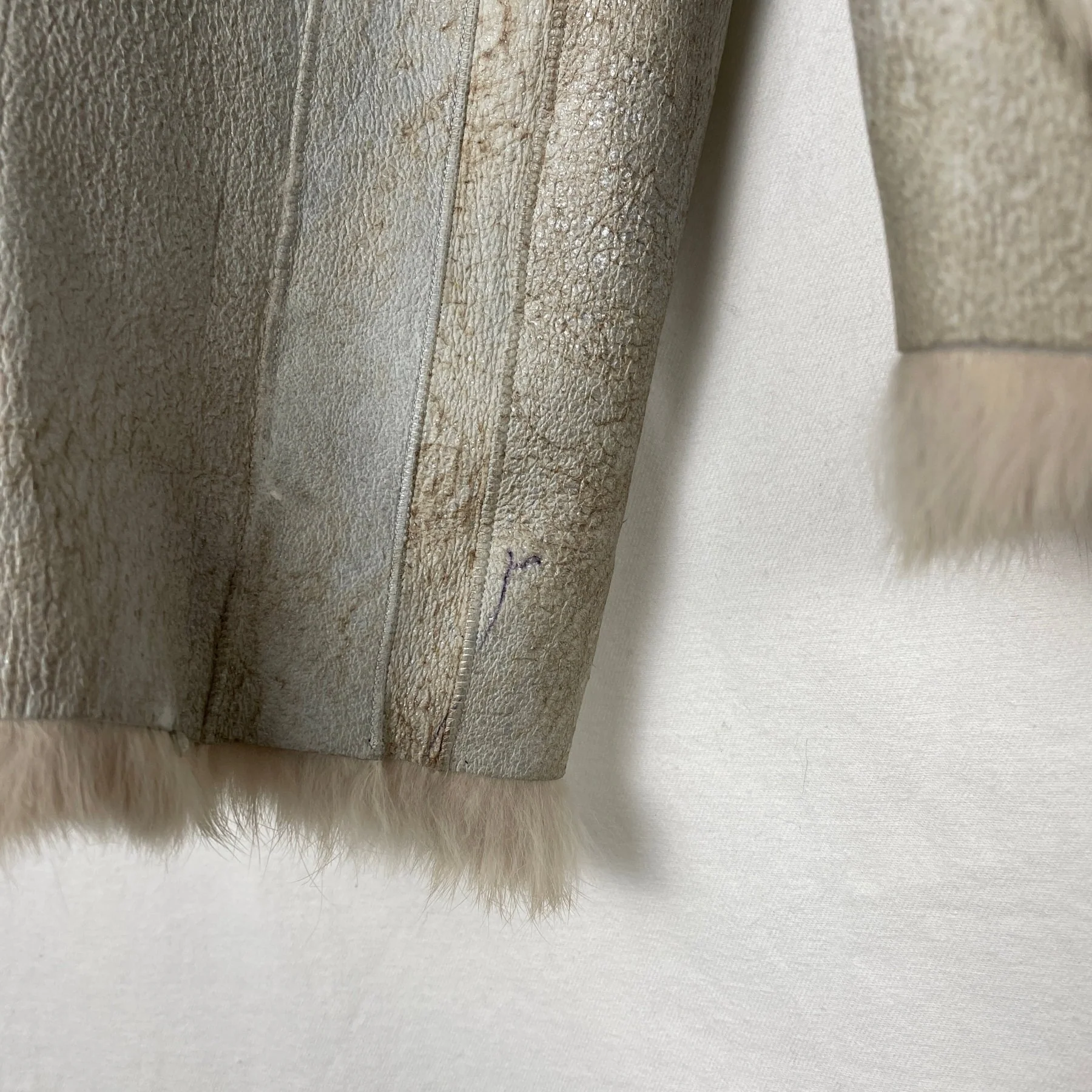 Ritsuko Shirahama Rabbit Fur Jacket - Image 3