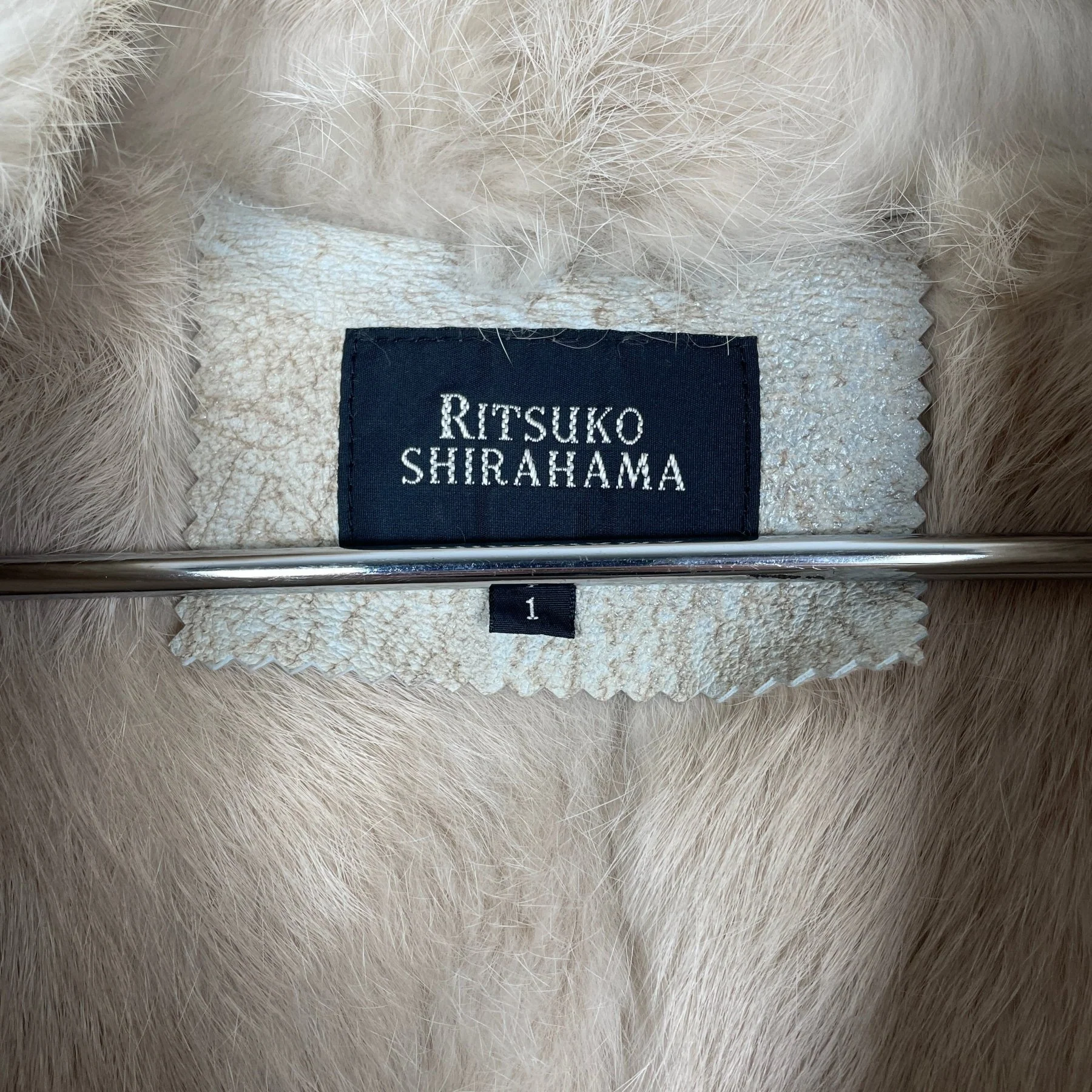 Ritsuko Shirahama Rabbit Fur Jacket - Image 9