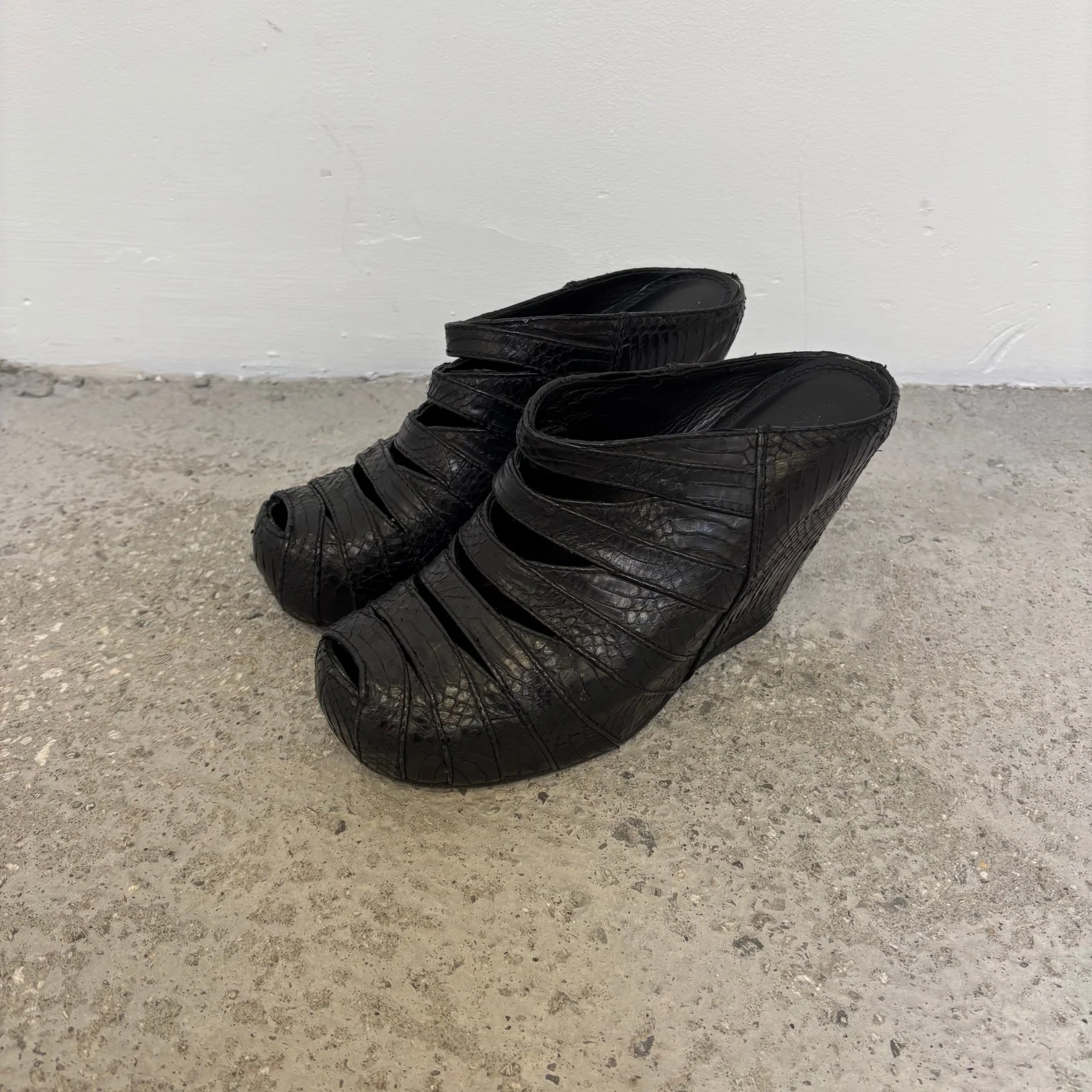 SS11 Rick Owens “Anthem” Wedge Heels - Image 2