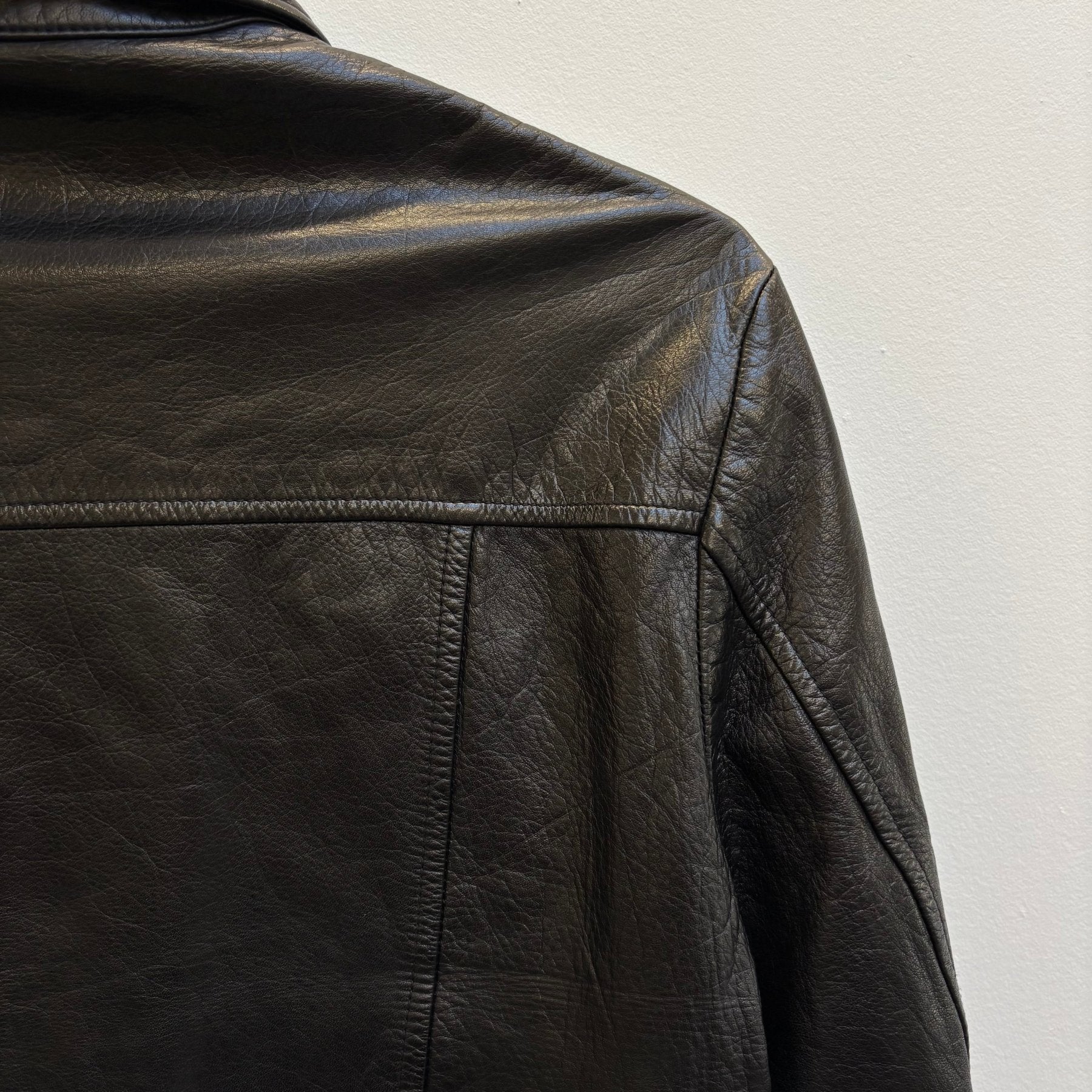 5351 Pour Les Hommes Leather Shirt Jacket - Image 9