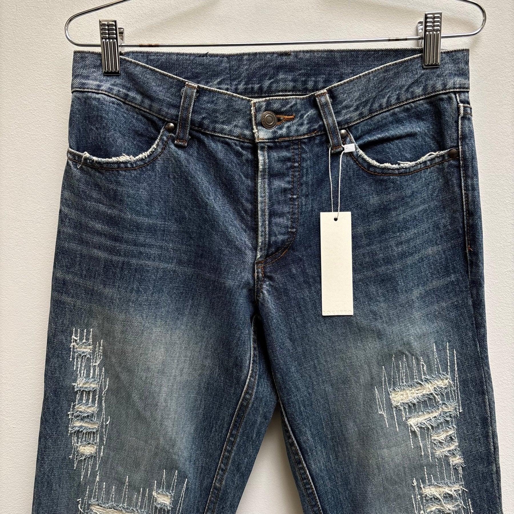 00s Shellac Rip & Repair Jeans - Image 3