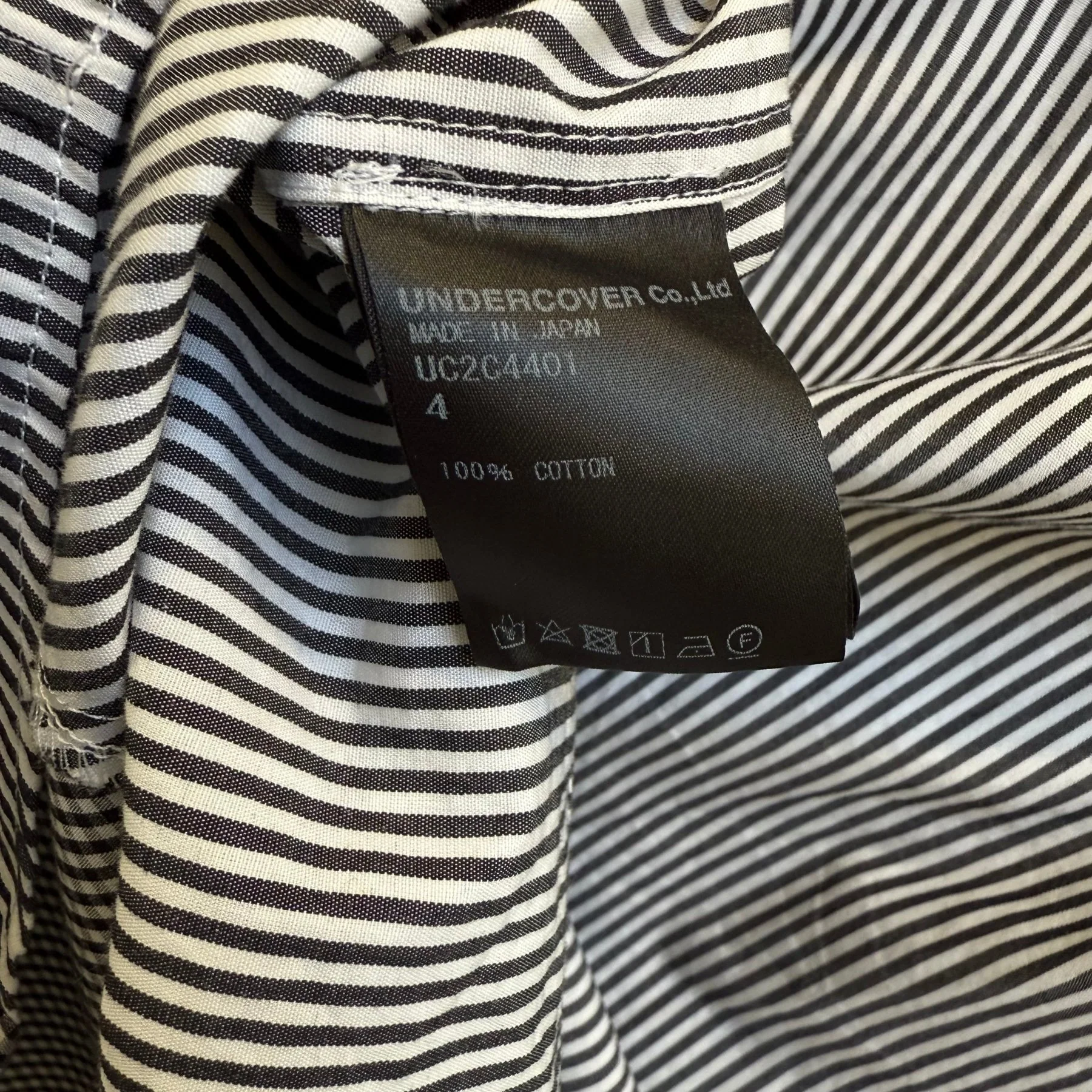 SS/FW25 Undercover Double Pattern Button Up - Image 9