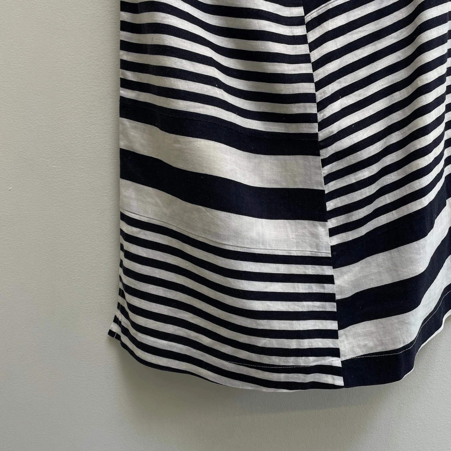 SS00 Junya Watanabe Blocked Striped Midi Skirt - Image 4