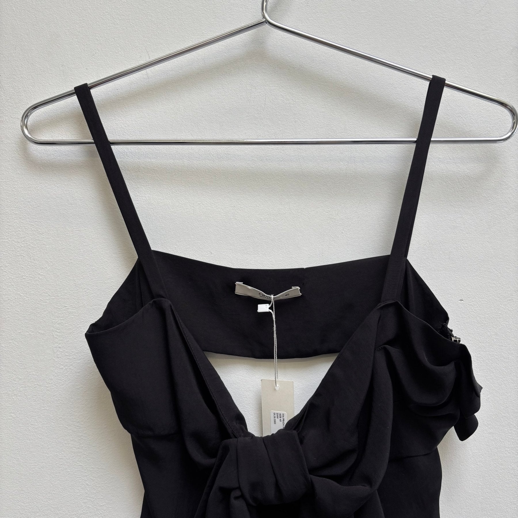 SS07 Prada Bow Front Tank Top - Image 3